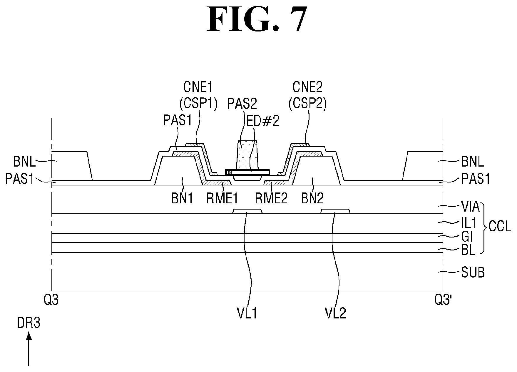 Patent US12100699 Figure 7 – Display device