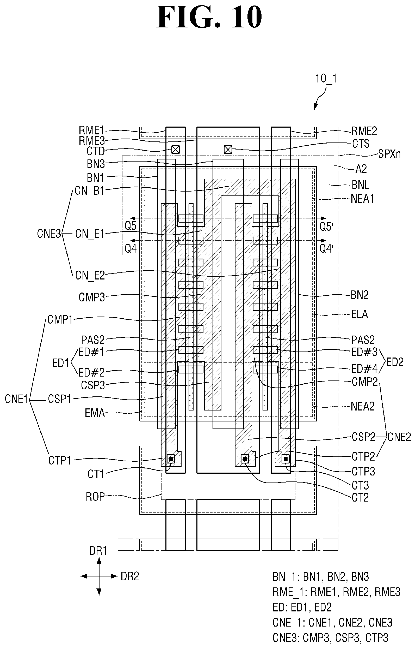 Patent US12100699 Figure 10 – Display device