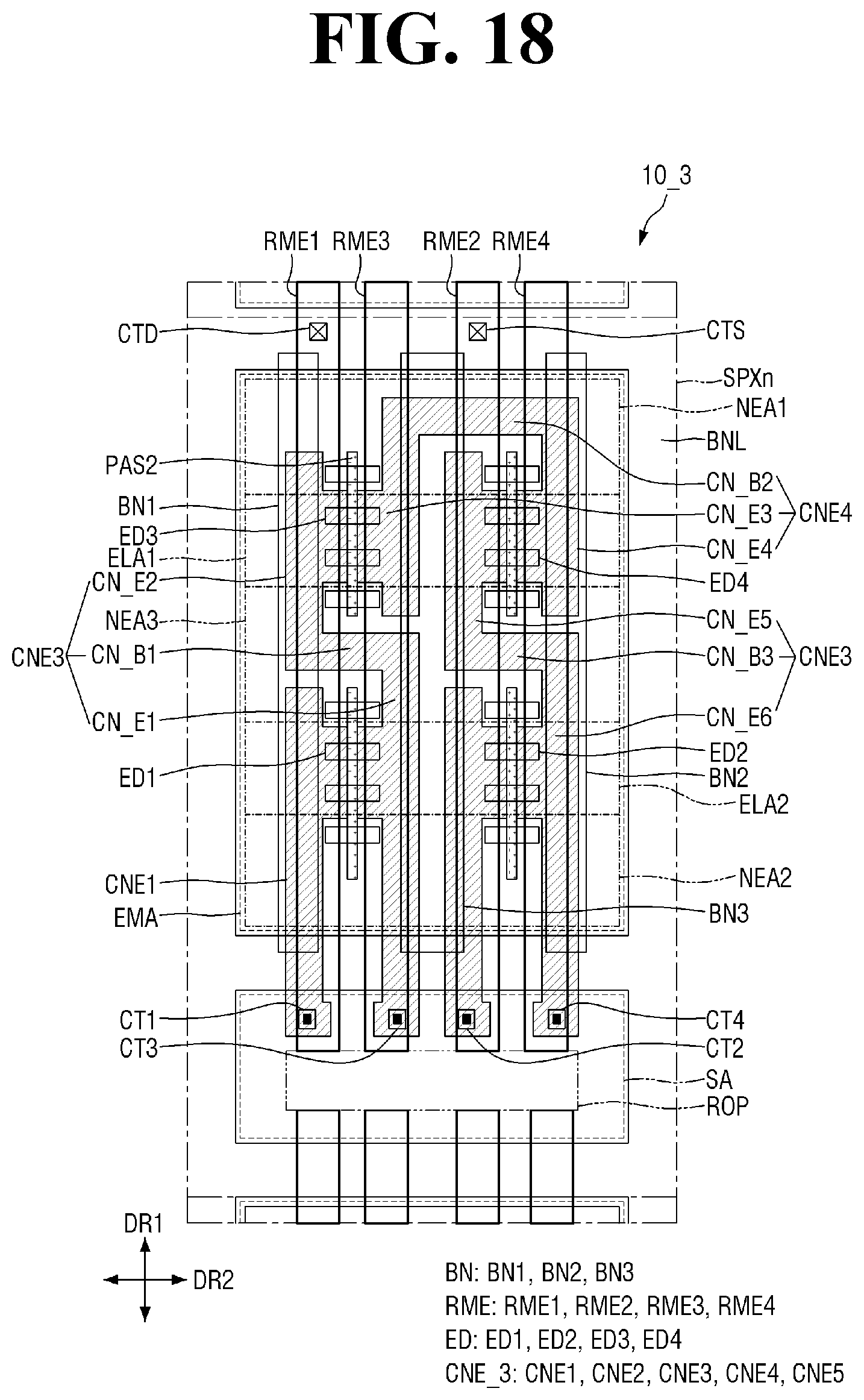 Patent US12100699 Figure 18 – Display device