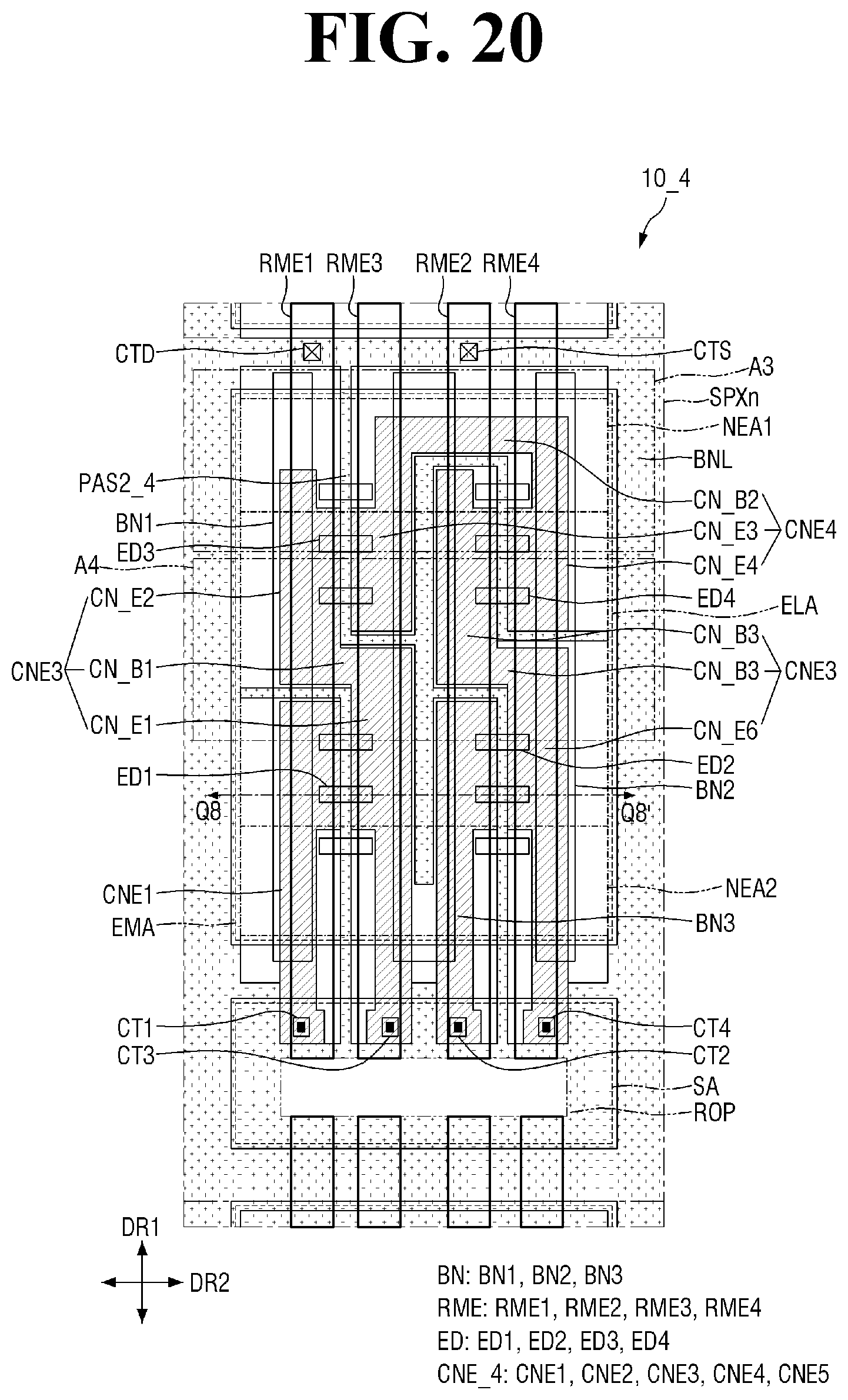 Patent US12100699 Figure 20 – Display device