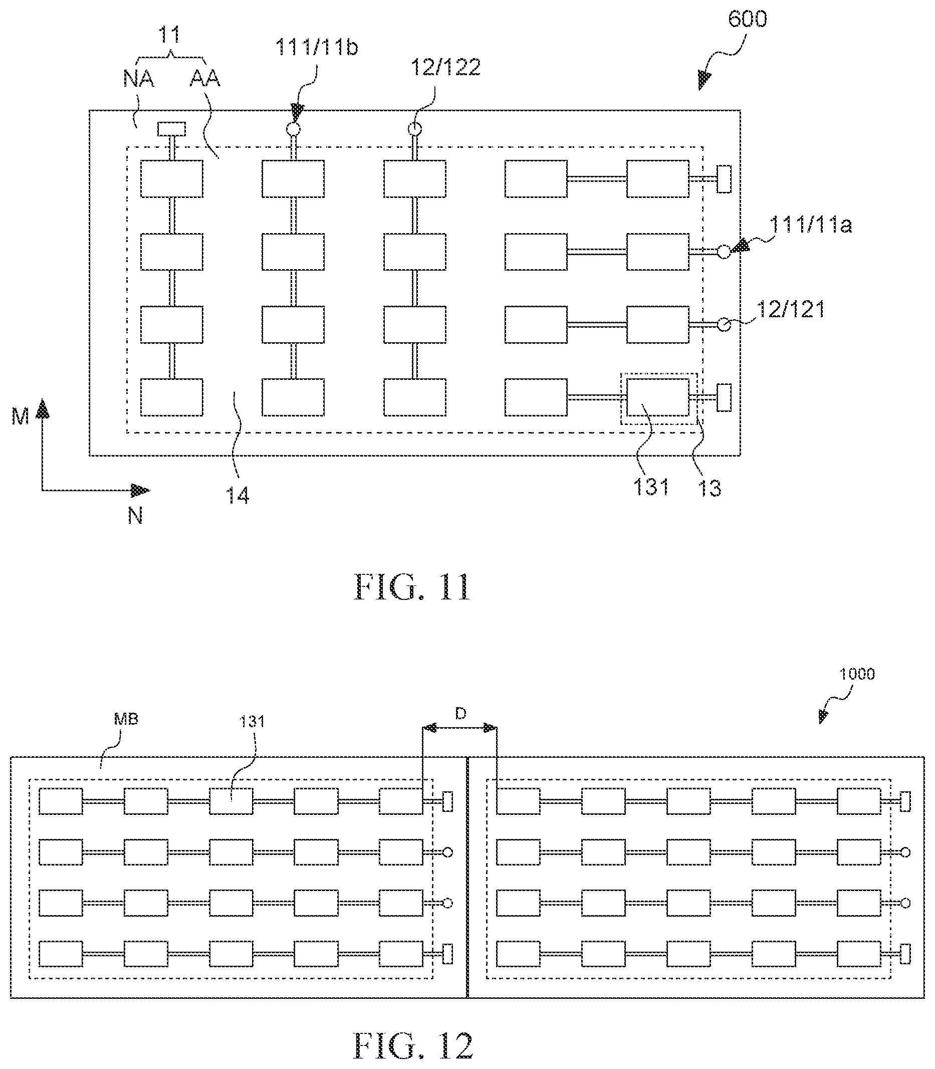 Patent US12100700 Figure 6 – Light-emitting diode panel and spliced panel