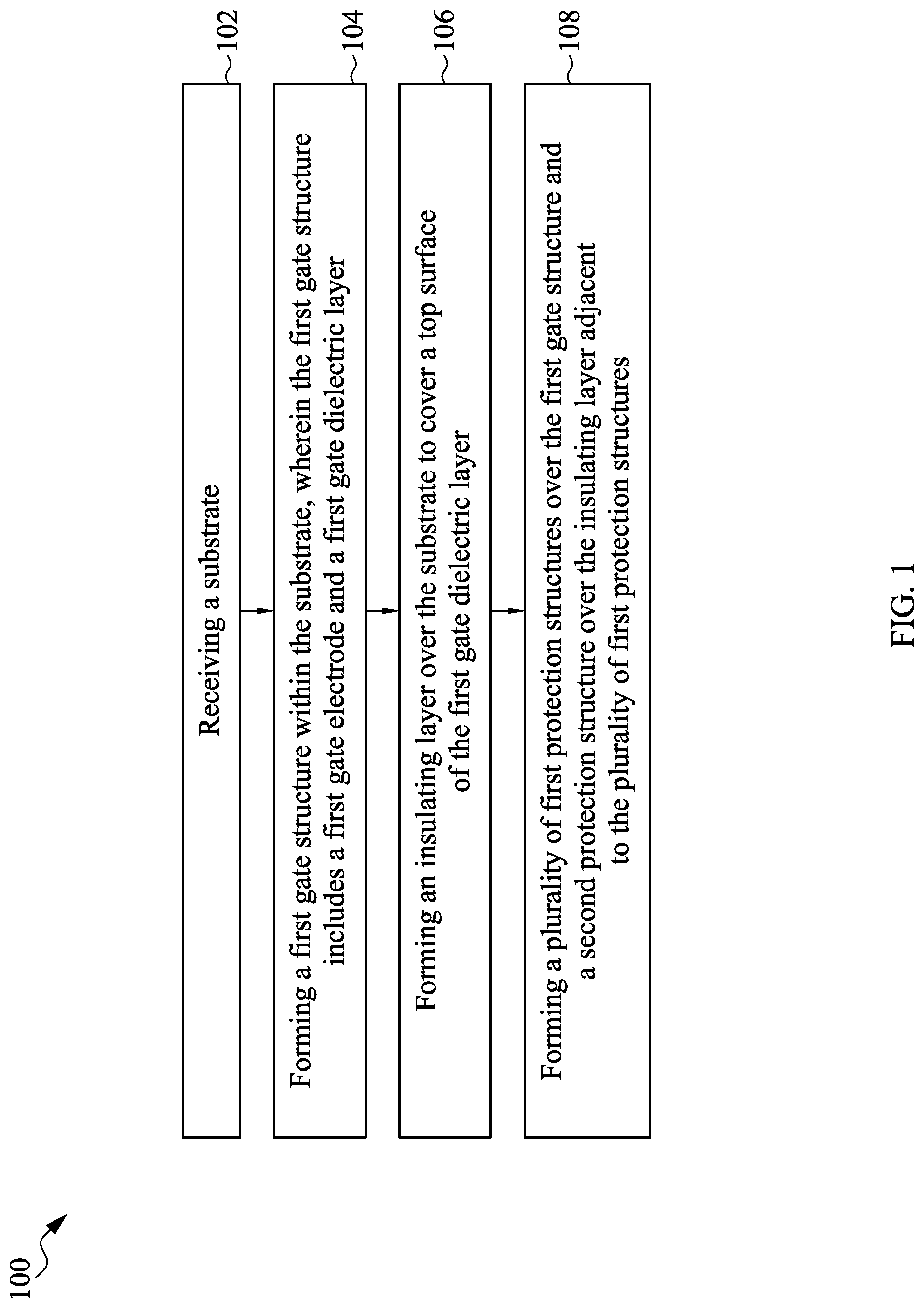 Patent US12100706 — Semiconductor structure and method of forming thereof — Figure 1