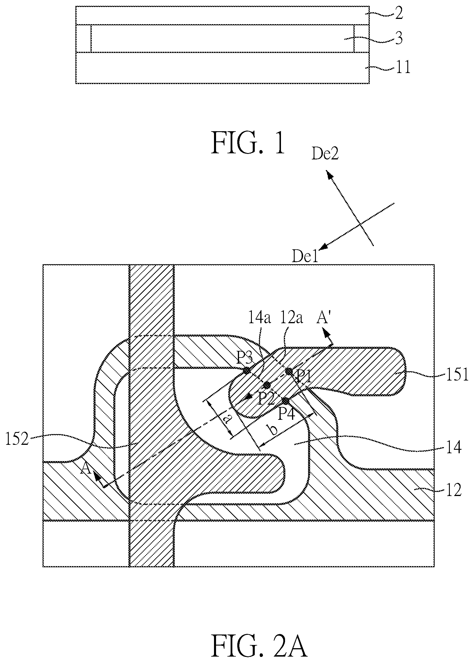 Patent US12100712 Figure 1 – Display with TFT