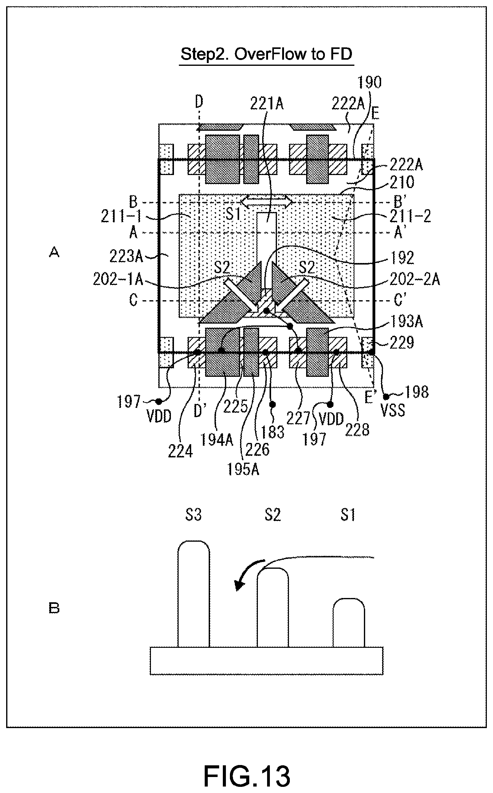 Patent US12100721 Figure 13 – Solid-state image pickup device and electronic apparatus having a divided pixel separation wall