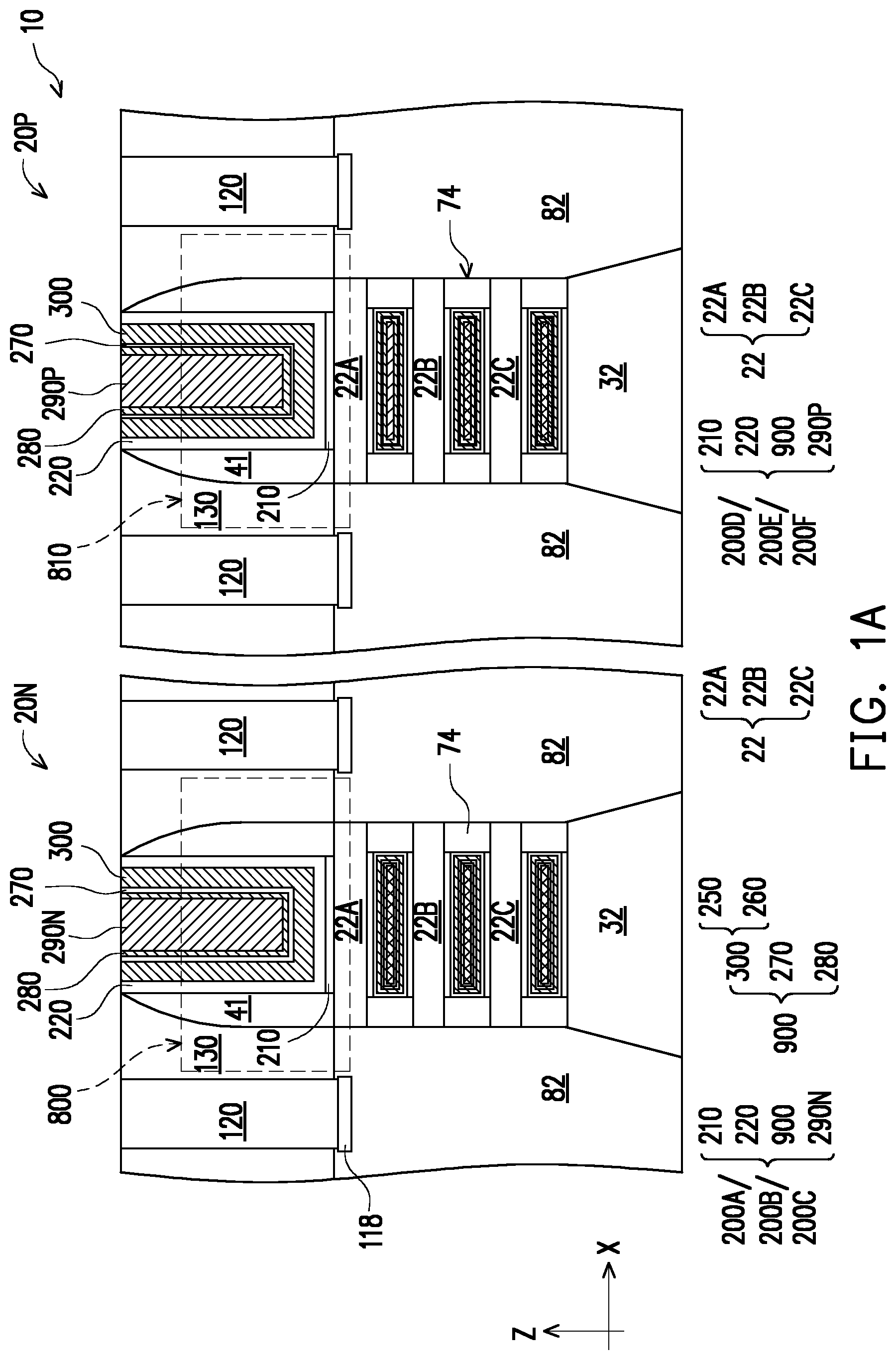 Patent US12100748 — Gate structure and method — Figure 1