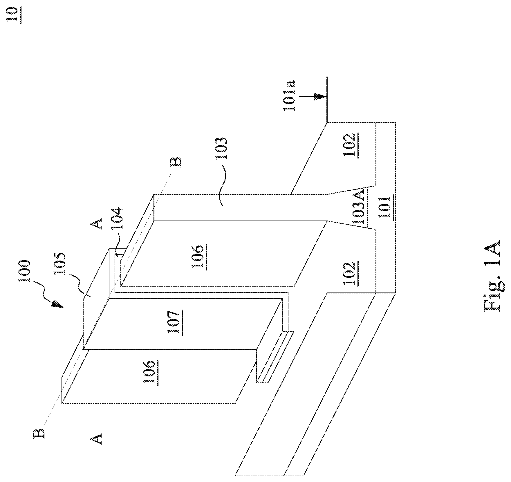 Patent US12100755 — Channel structures including doped 2D materials for semiconductor devices — Figure 1