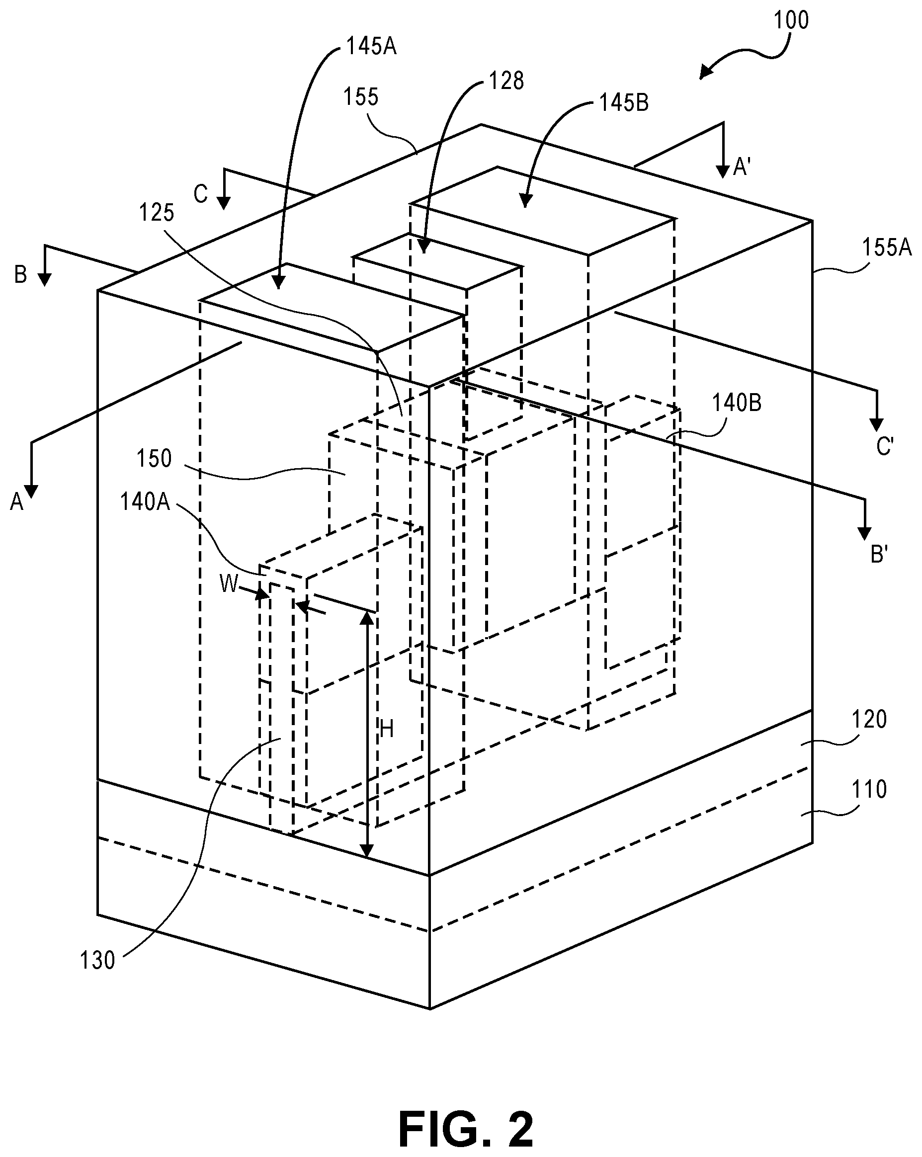 Patent US12100762 Figure 2 – Wrap-around source/drain method of making contacts for backside metals