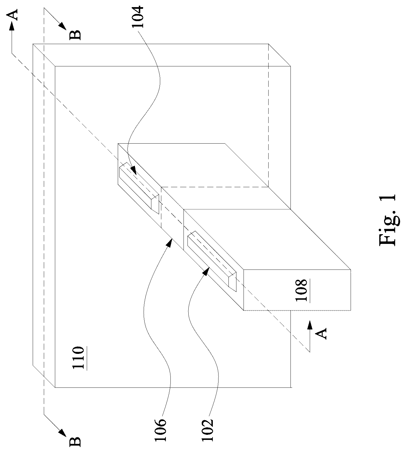 Patent US12100767 — Strained gate semiconductor device having an interlayer dielectric doped with large species material — Figure 1