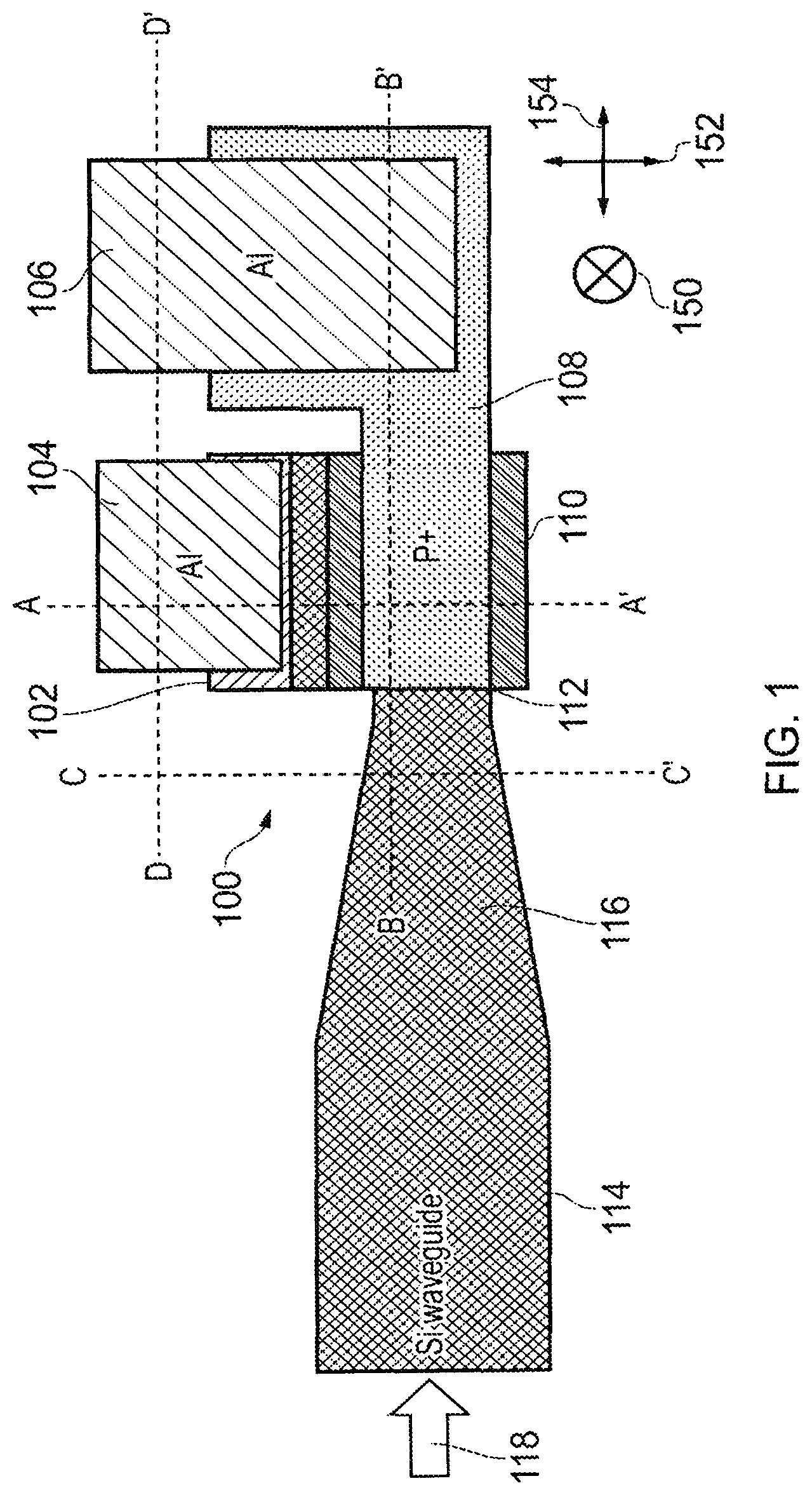 Patent US12100773 — Avalanche photodiode structure — Figure 1