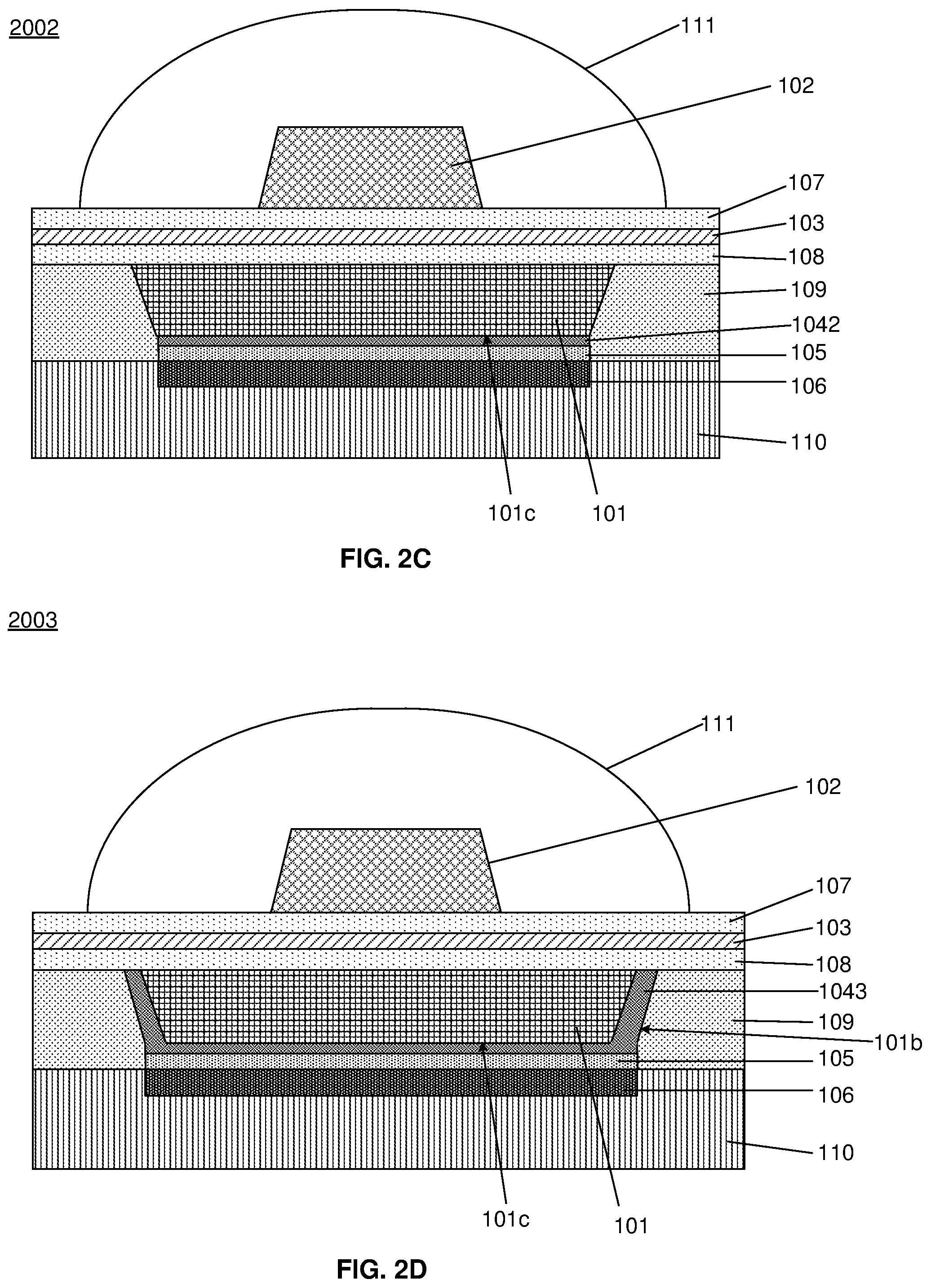 Patent US12100781 Figure 4 – Micro-LED structure and micro-LED chip including same