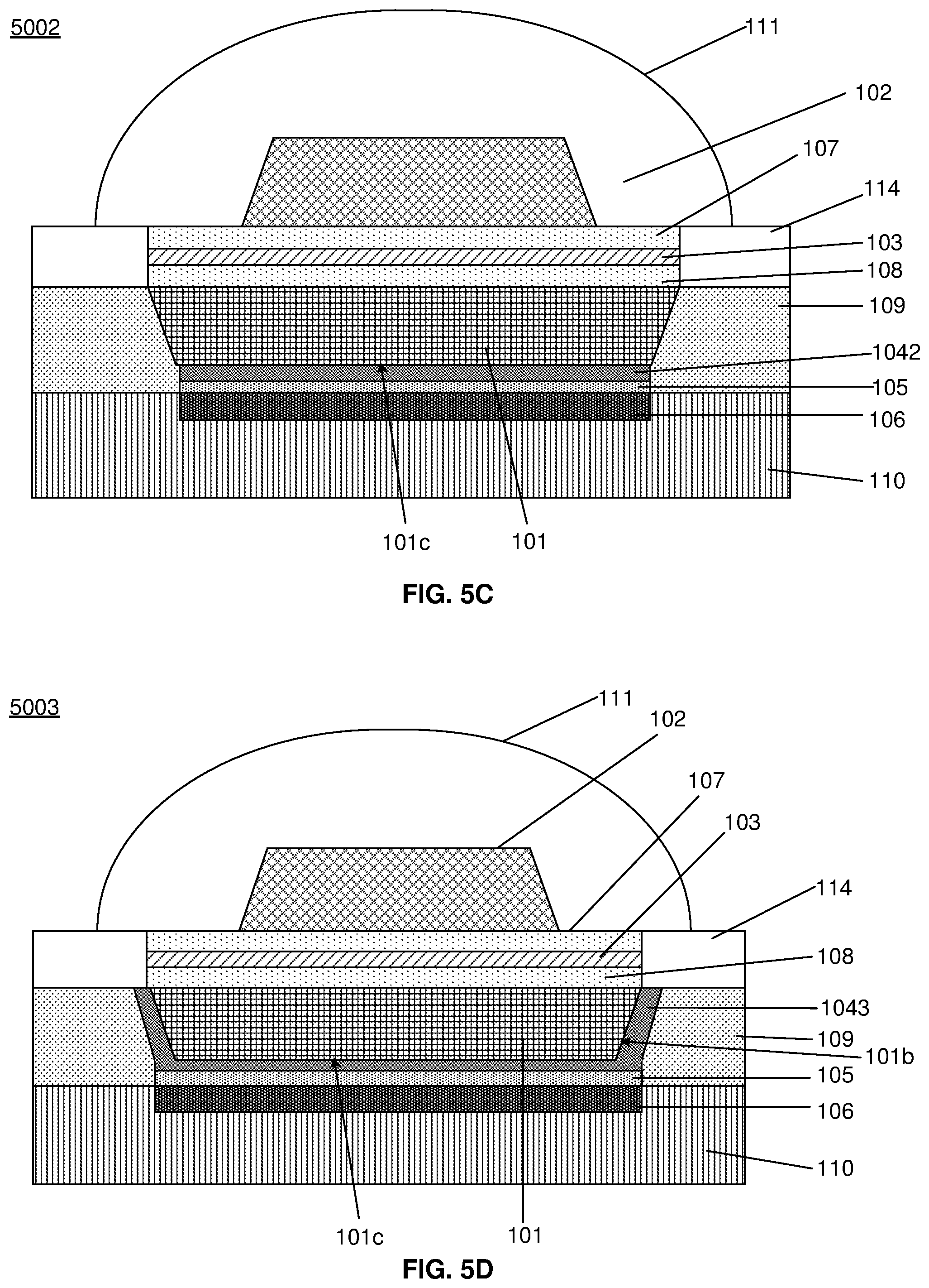 Patent US12100781 Figure 10 – Micro-LED structure and micro-LED chip including same