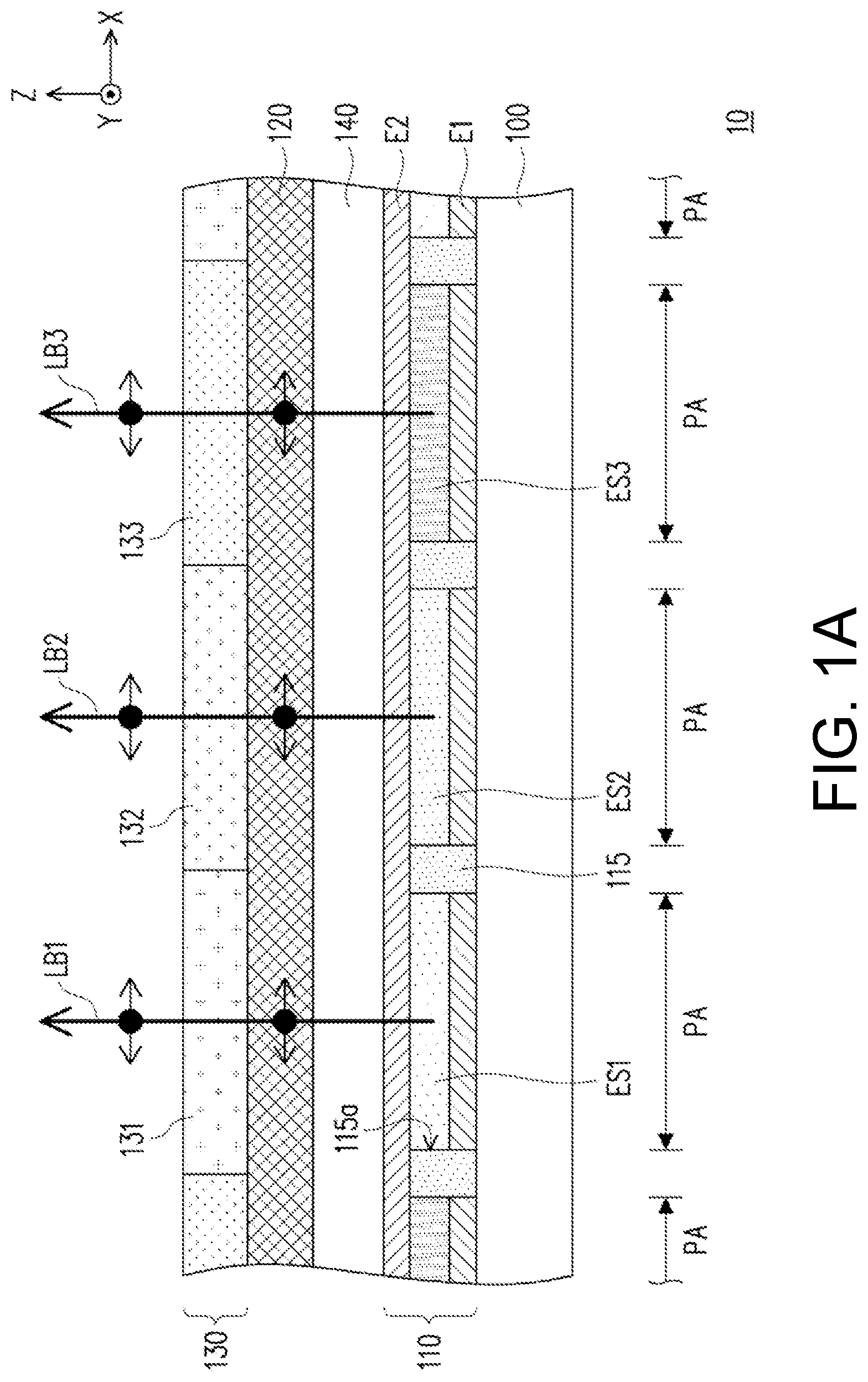 Patent US12100789 — Display device — Figure 1