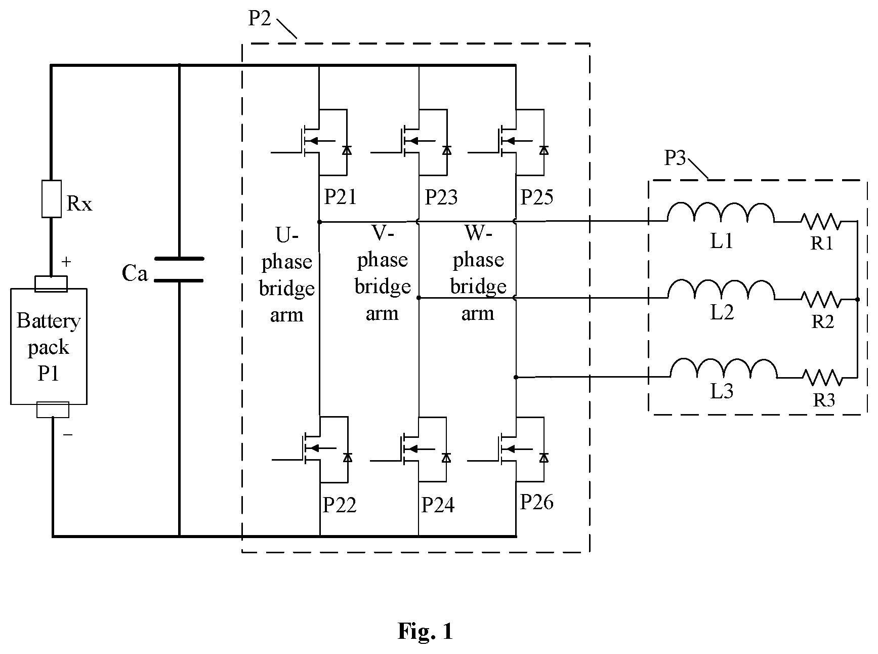 Patent US12100819 Figure 1 – Switch control device and method, motor controller, and battery pack heating control system