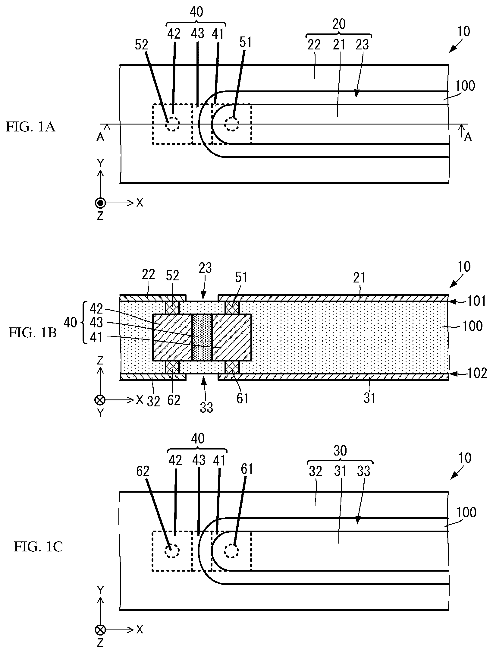 Patent US12100885 — Millimeter wave module — Figure 1