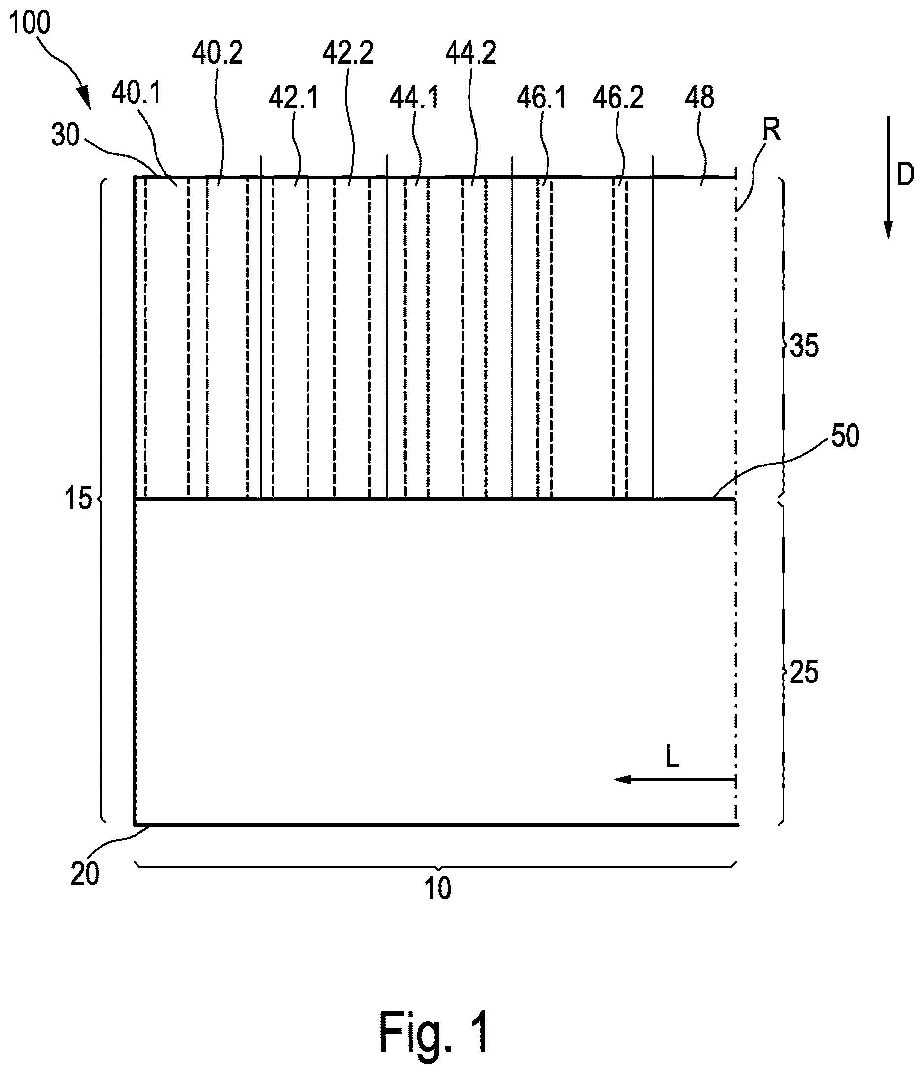 Patent US12100894 — Gradient index metamaterial lens for terahertz radiation — Figure 1