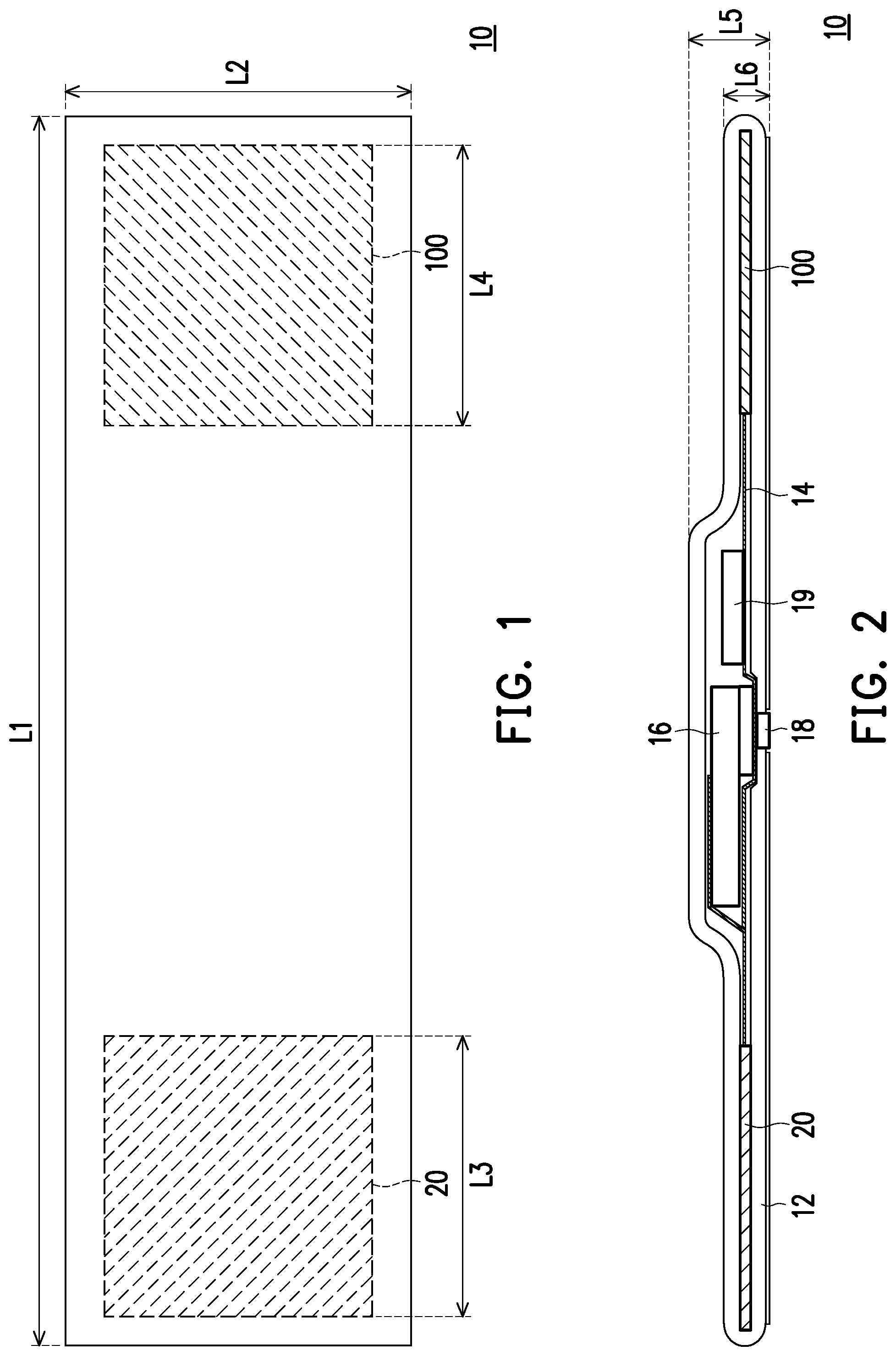 Patent US12100898 — Antenna module and electronic device — Figure 1