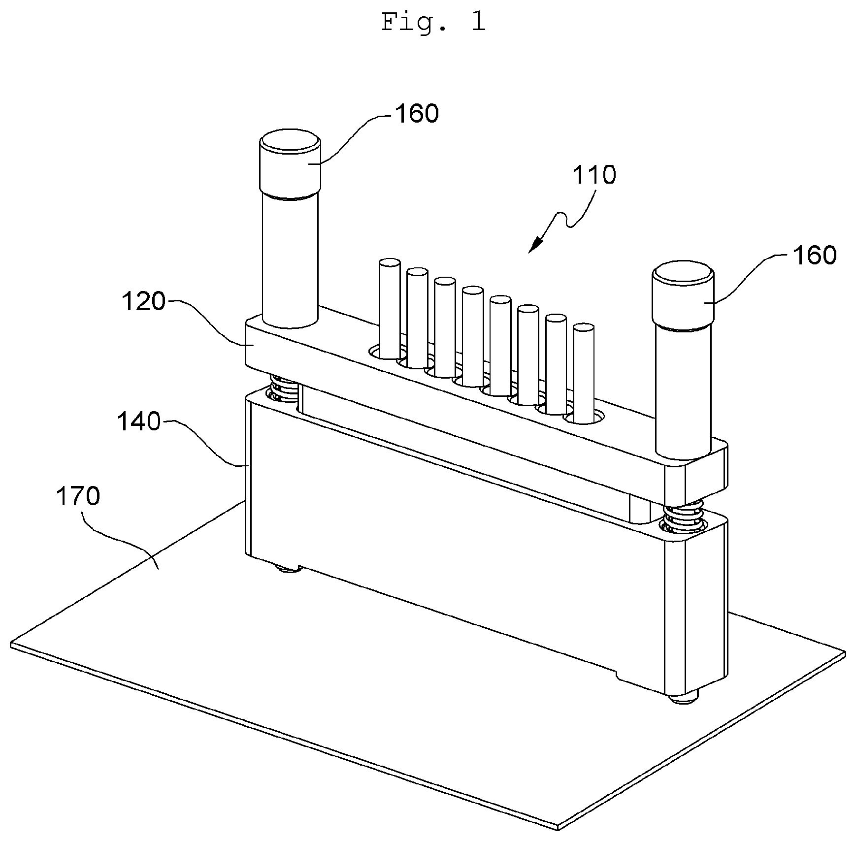 Patent US12100905 — Multiple coaxial cable connector — Figure 1