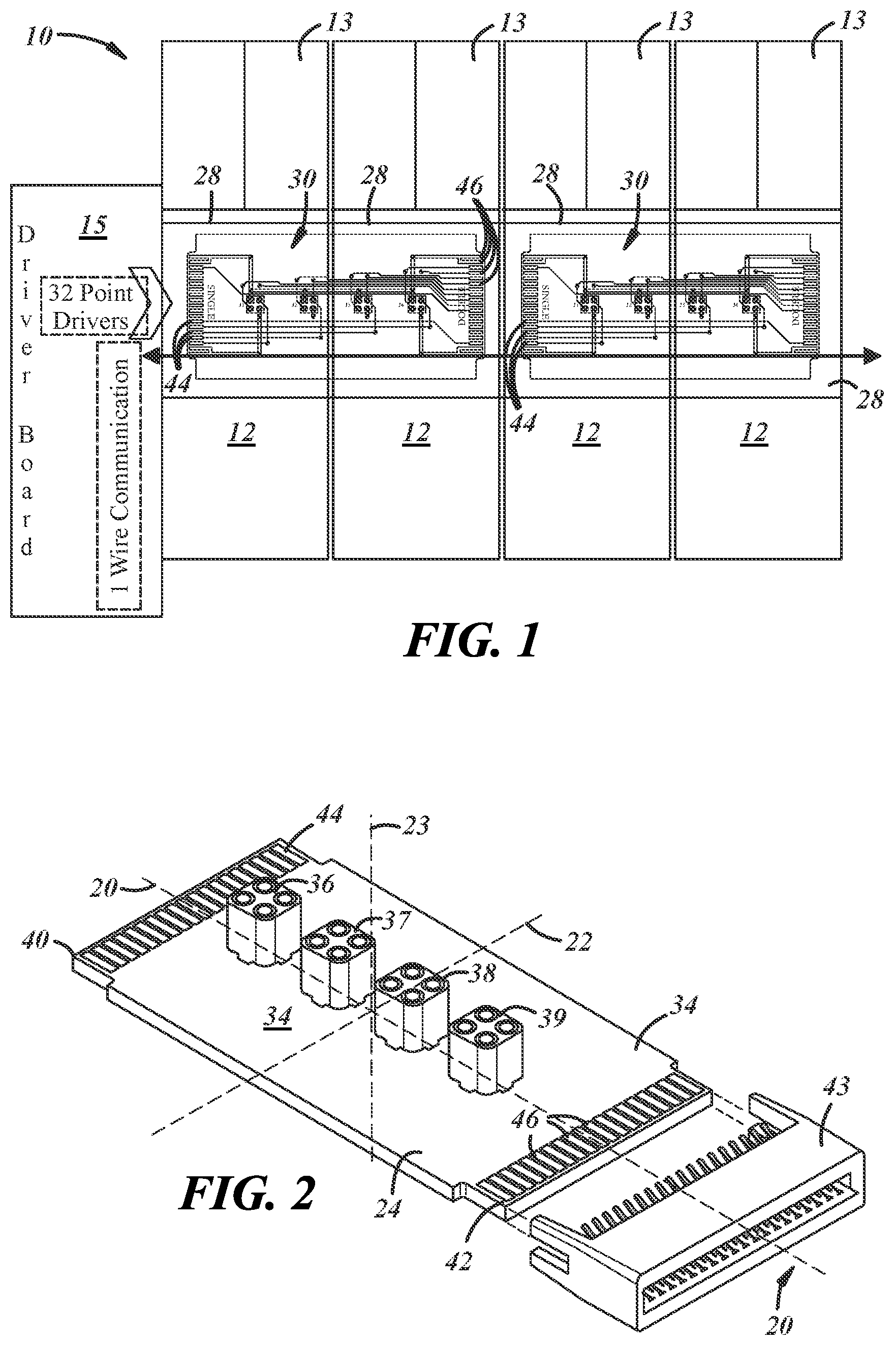 Patent US12100906 — Reversible circuit board for single and dual manifold solenoid valve assembly — Figure 1