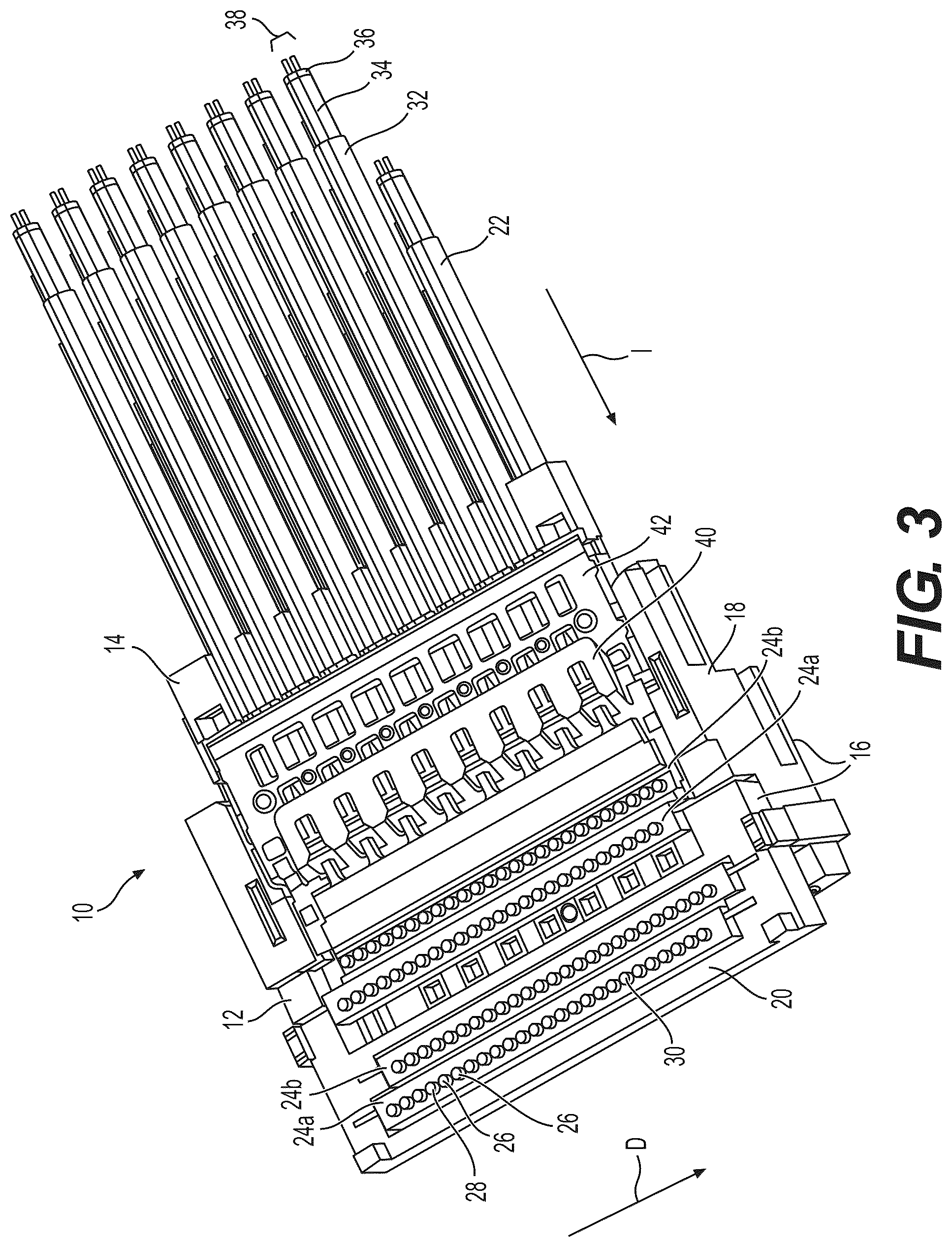 Patent US12100908 Figure 3 – Cable connector systems