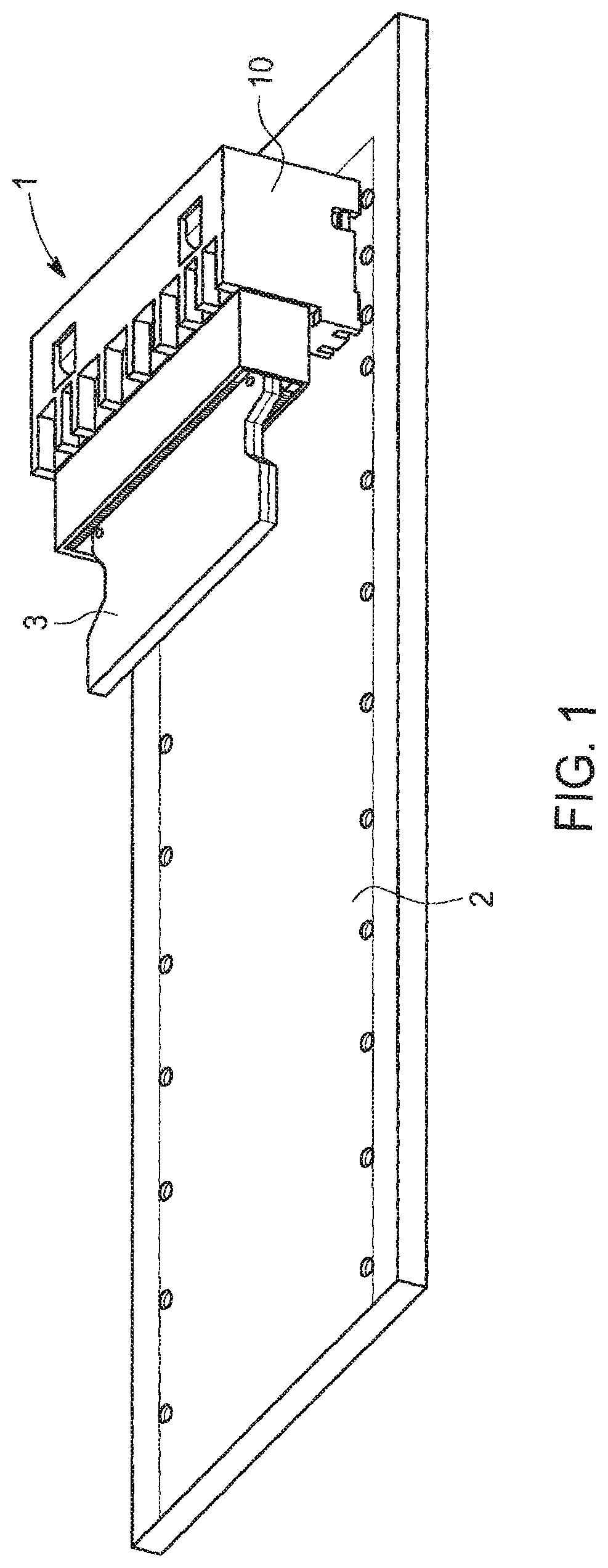 Patent US12100912 — Connector with shielded terminals — Figure 1