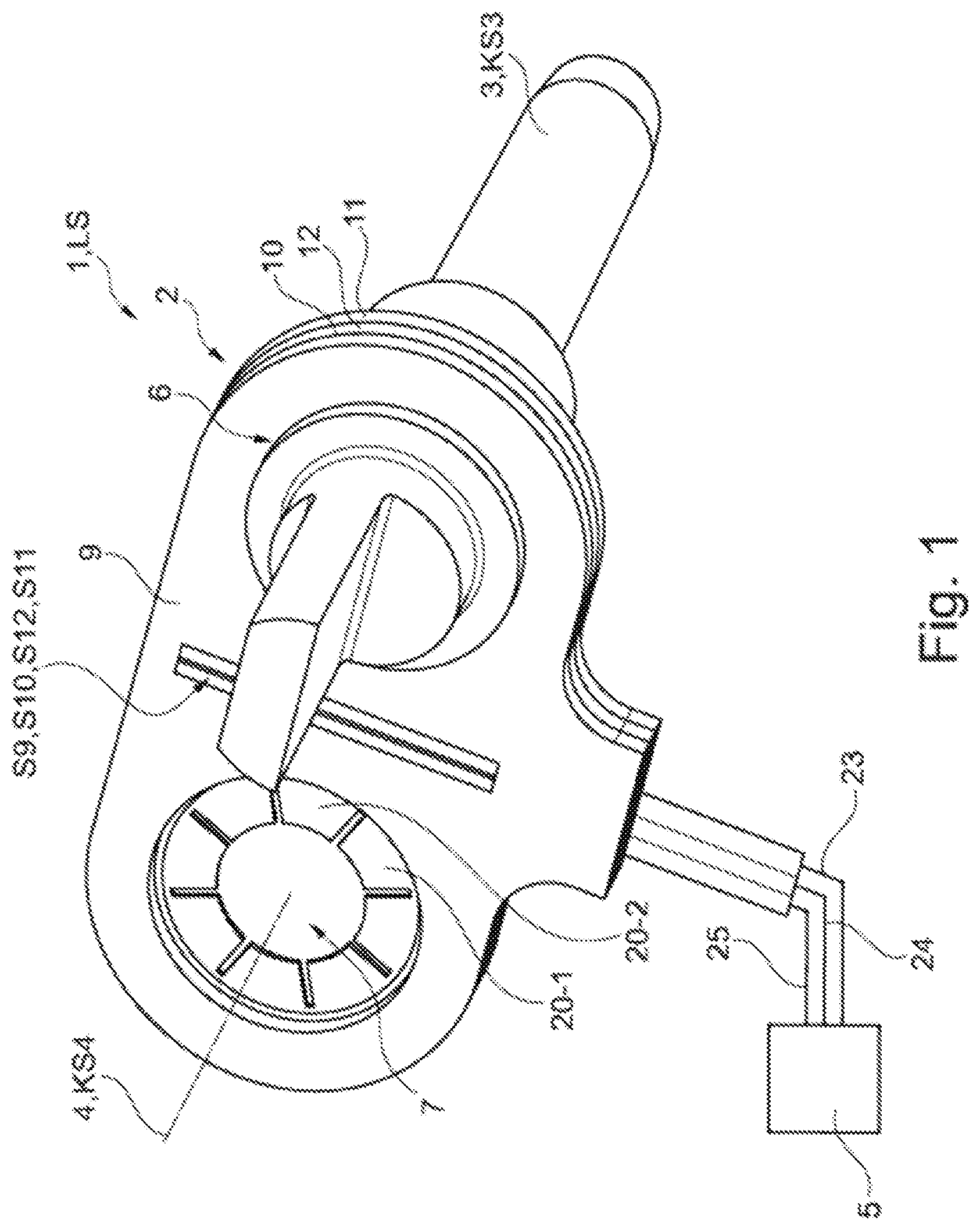 Patent US12100917 — Electrical connection device and method for mounting an electrical connection device — Figure 1