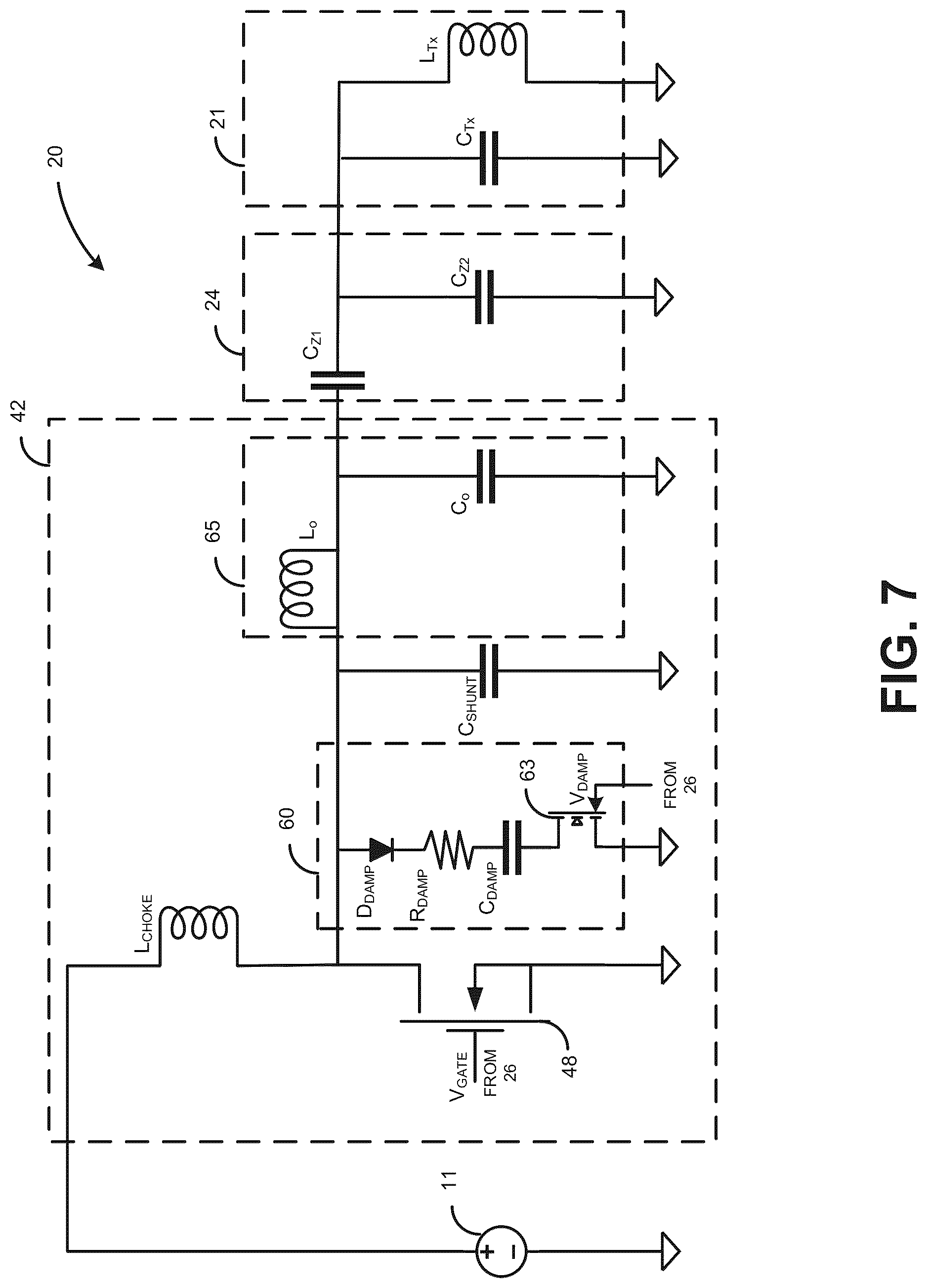 Patent US12100983 Figure 7 – Wireless power transfer system for listening devices with expandable case