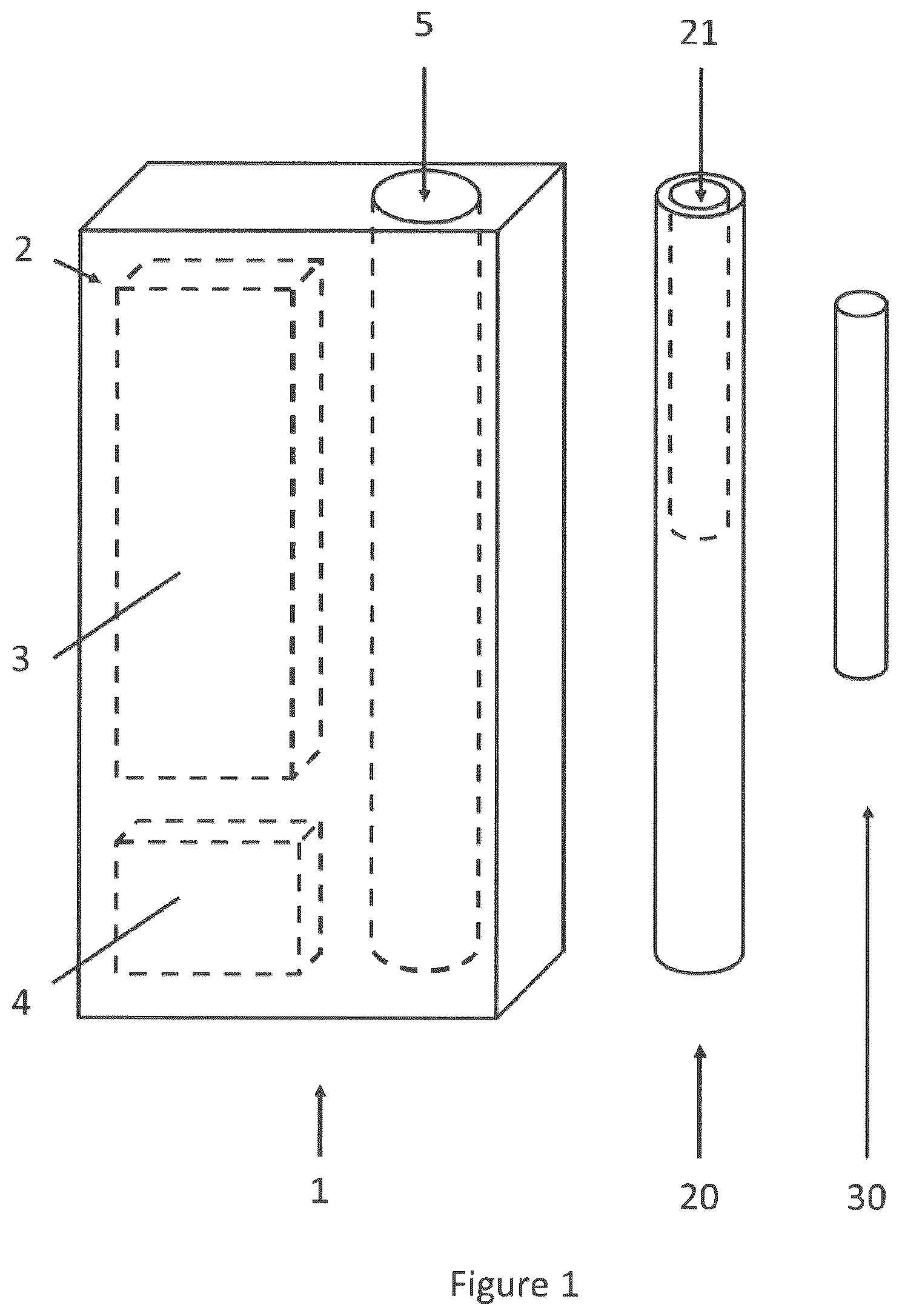 Patent US12100984 — Aerosol-generating system with charging device and aerosol-generating device with end contacts — Figure 1