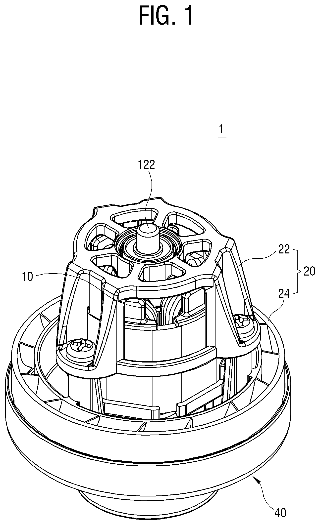 Patent US12100994 — BLDC motor — Figure 1