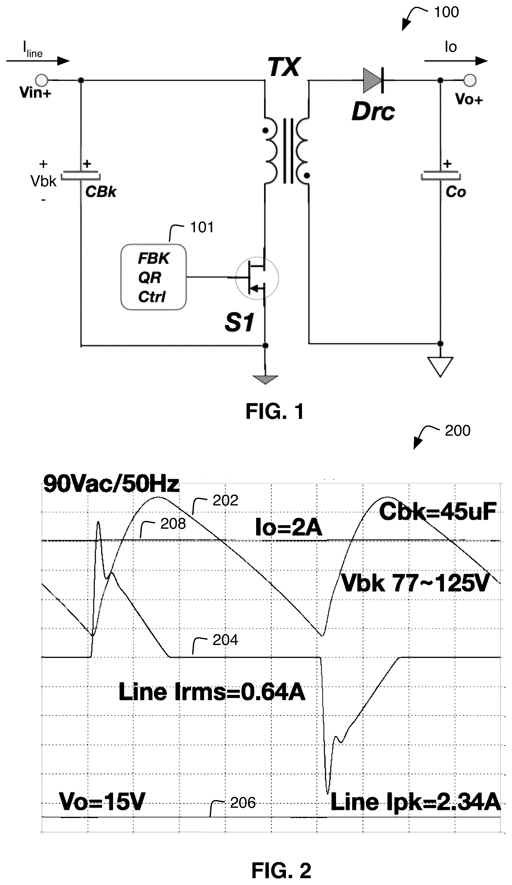 Patent US12101023 — Low power PFC converter — Figure 1