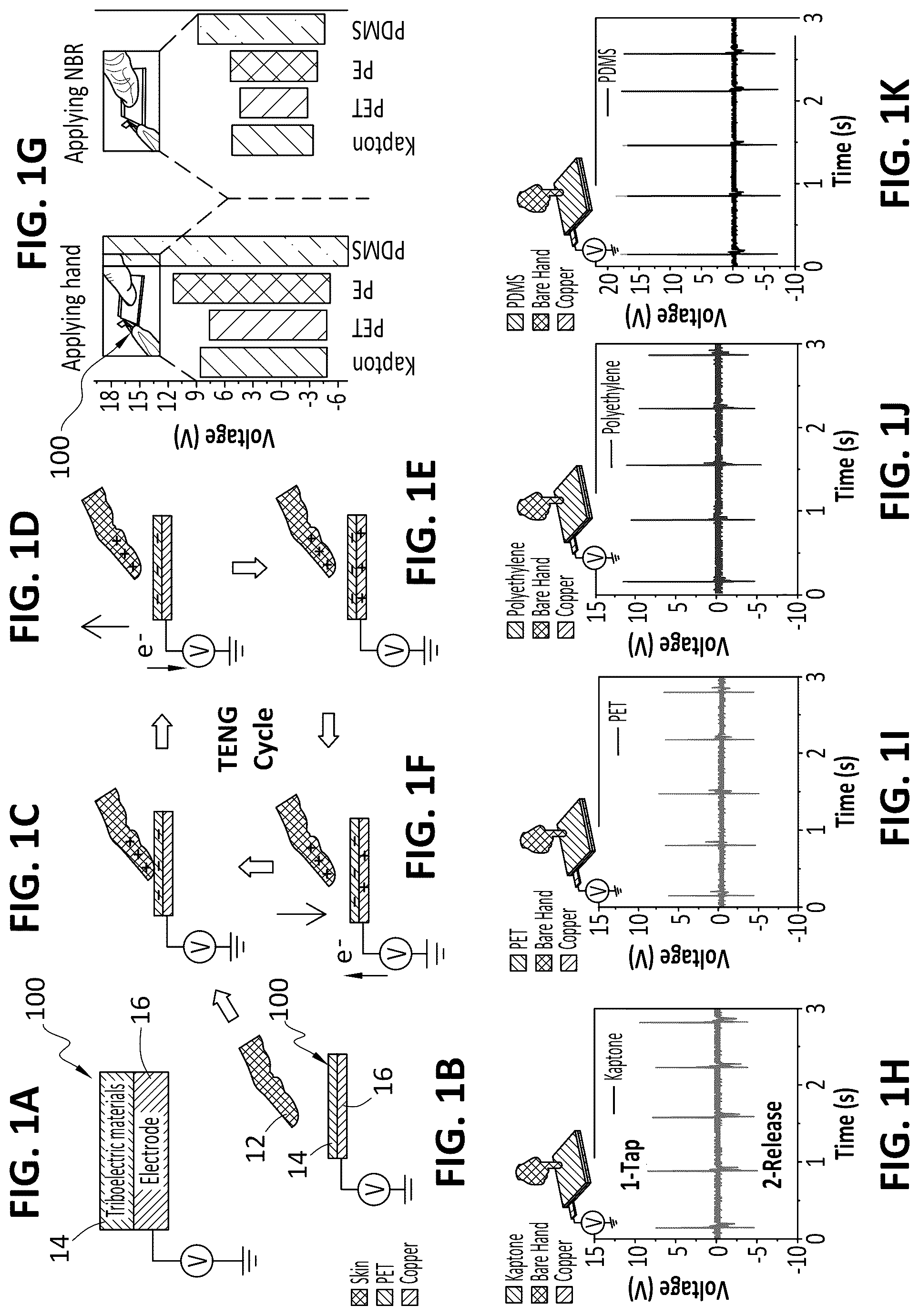 Patent US12101040 — Self-sustainable triboelectric energy case for powering devices — Figure 1