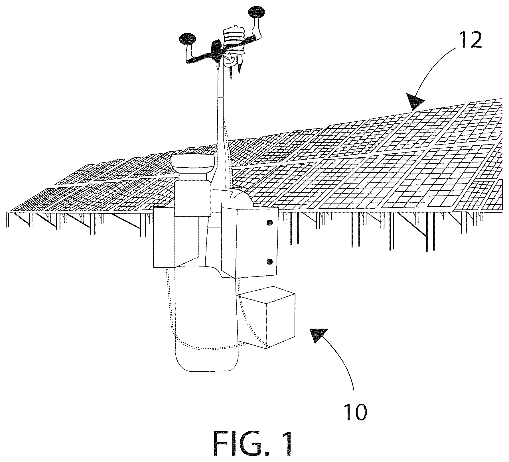 Patent US12101059 — Smart sensor devices for measuring and verifying solar array performance and operational methods for use therewith — Figure 1