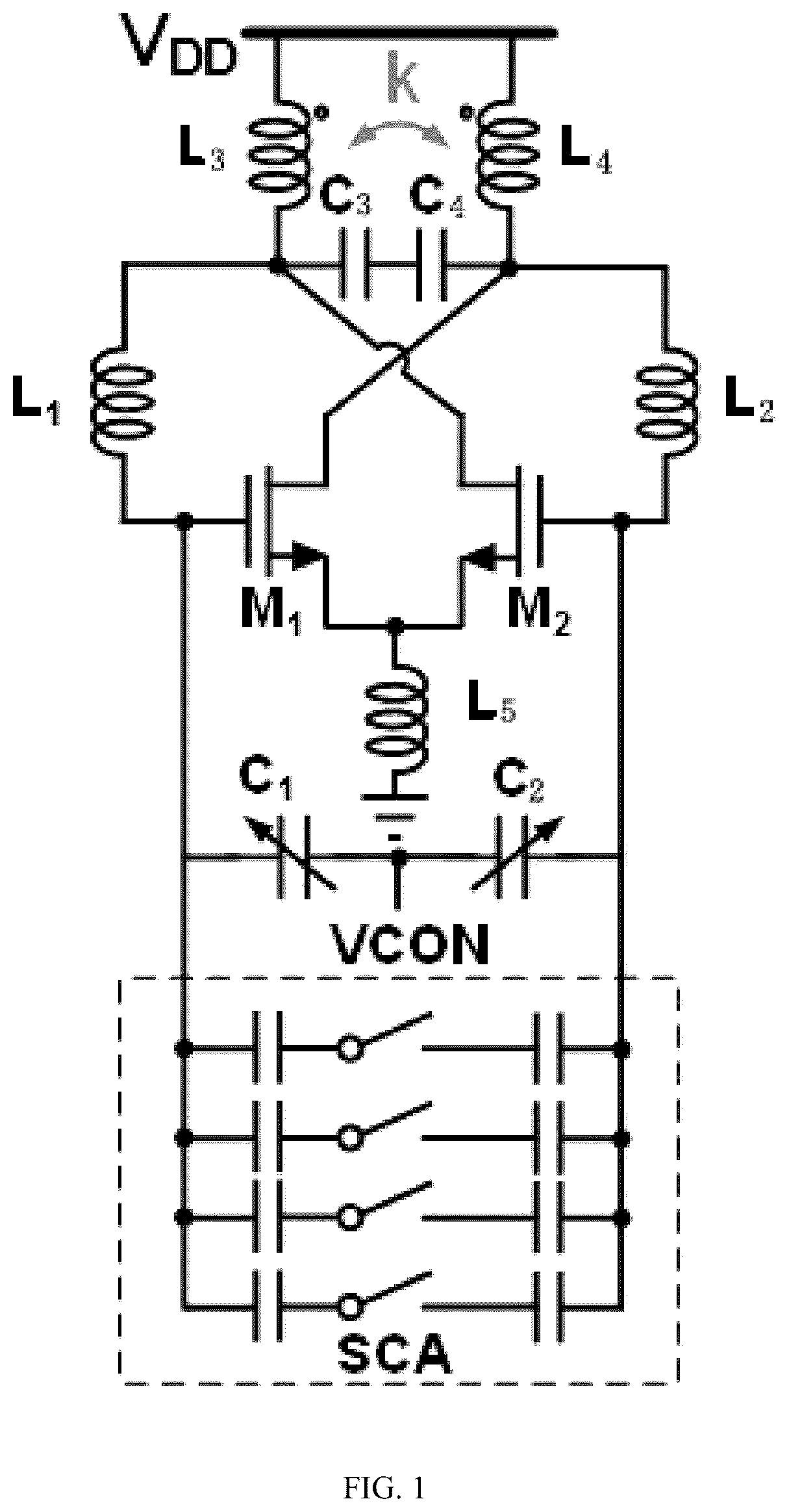 Patent US12101061 — Harmonic oscillator realizing harmonic tuning based on harmonic current selection — Figure 1