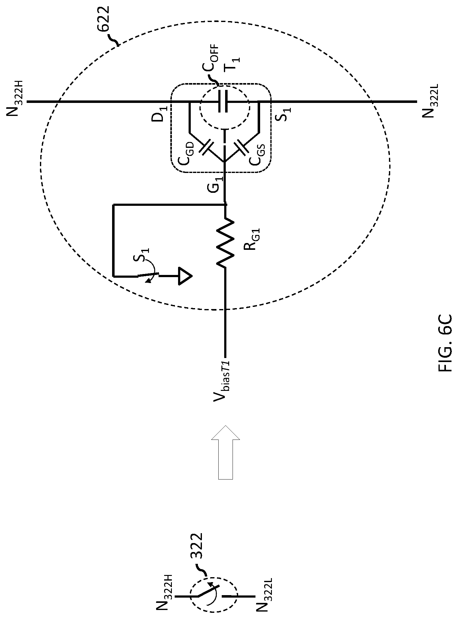 Patent US12101065 Figure 10 – Dual voltage switched branch LNA architecture
