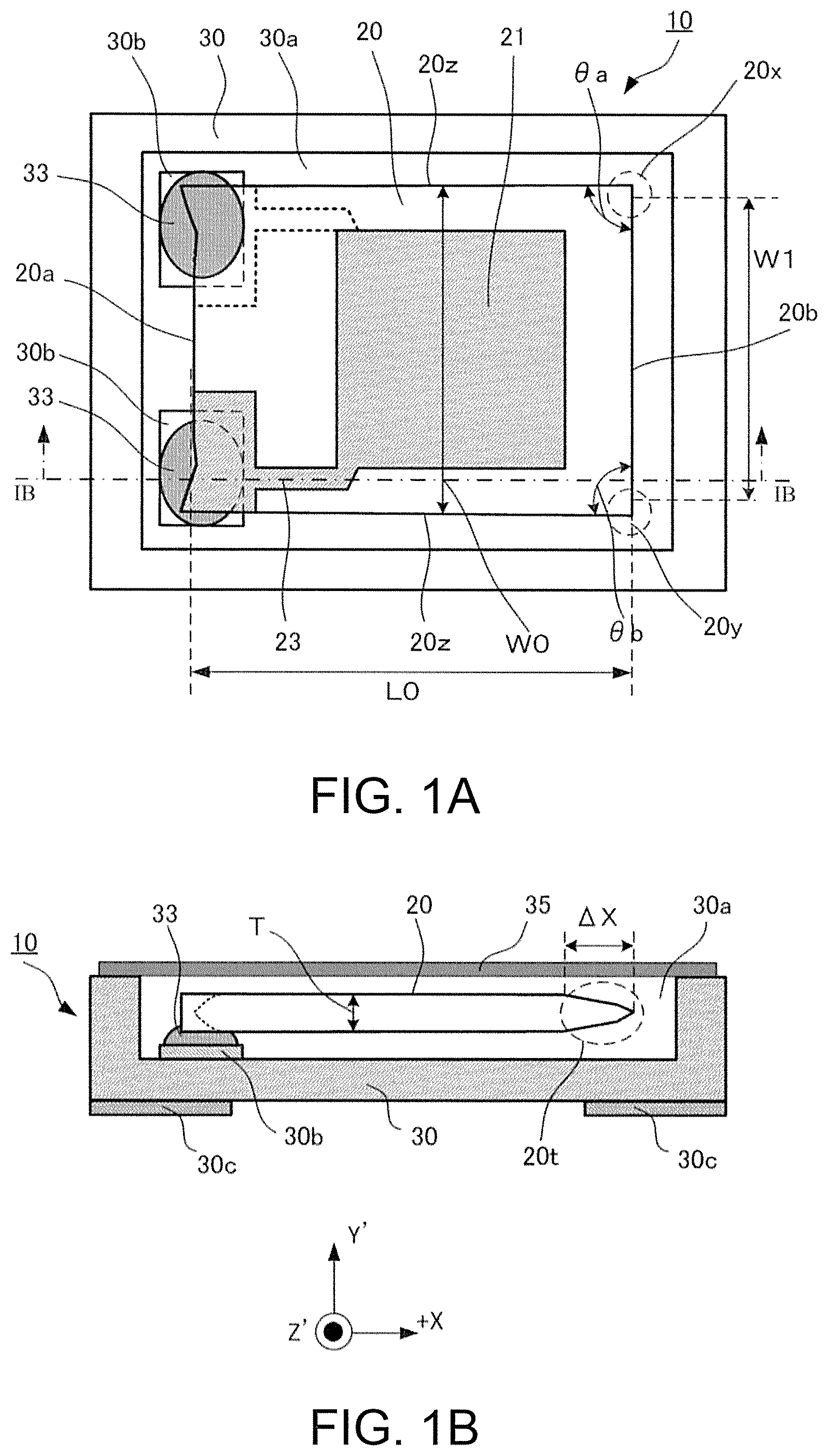 Patent US12101075 — Piezoelectric device and manufacturing method of the same — Figure 1