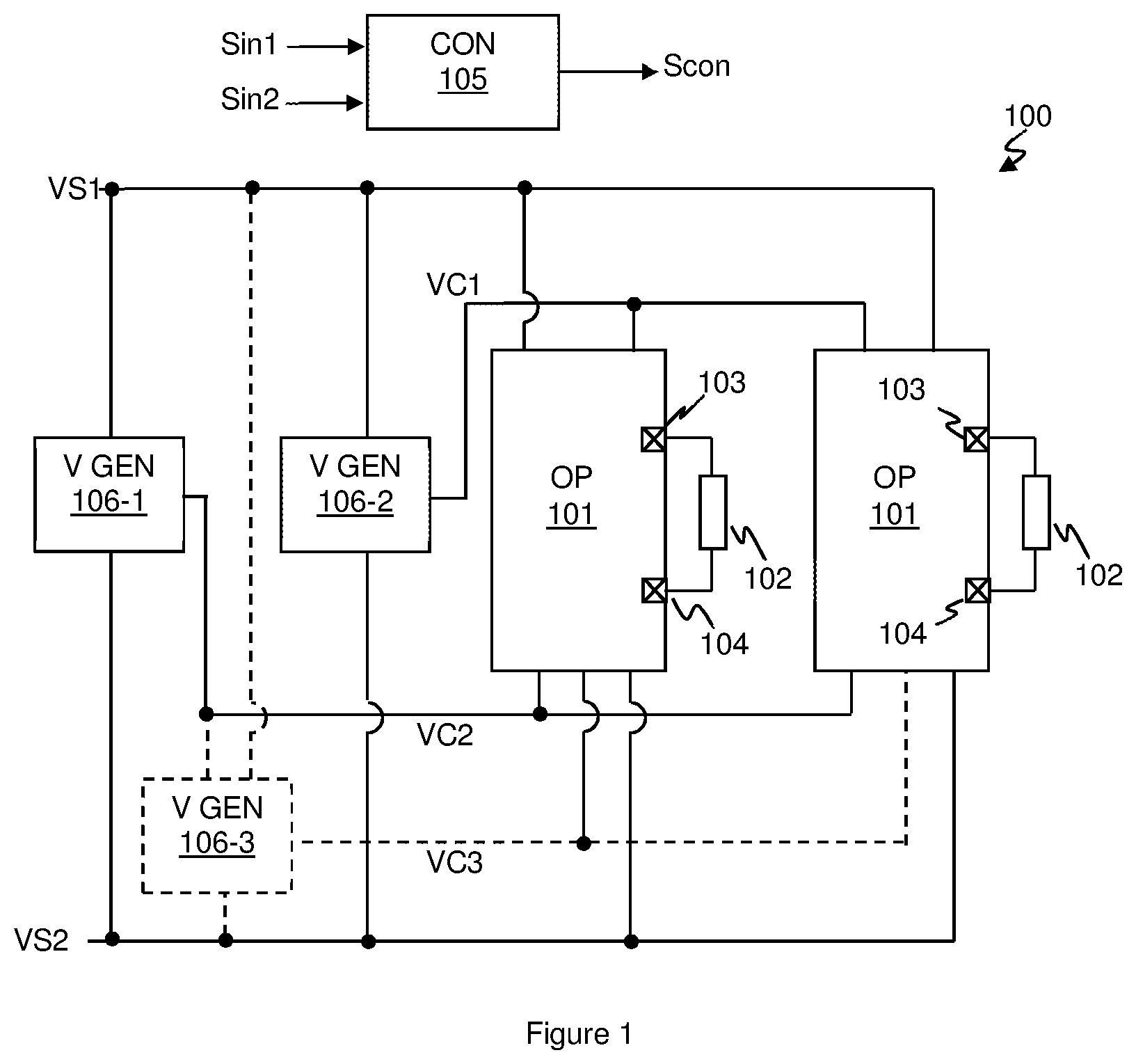 Patent US12101085 — Multichannel driver circuitry and operation — Figure 1