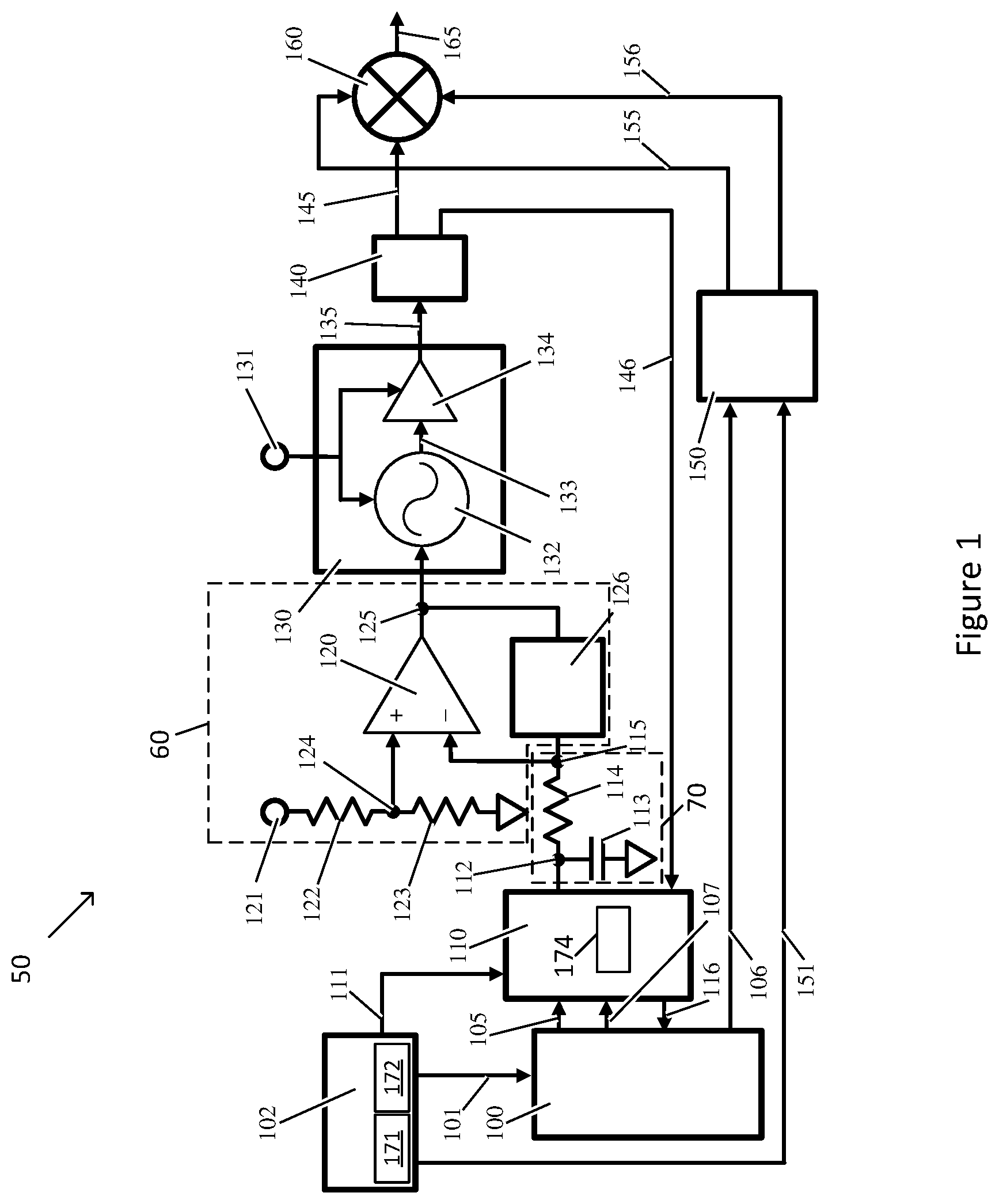 Patent US12101094 — Fast frequency hopping of modulated signals — Figure 1