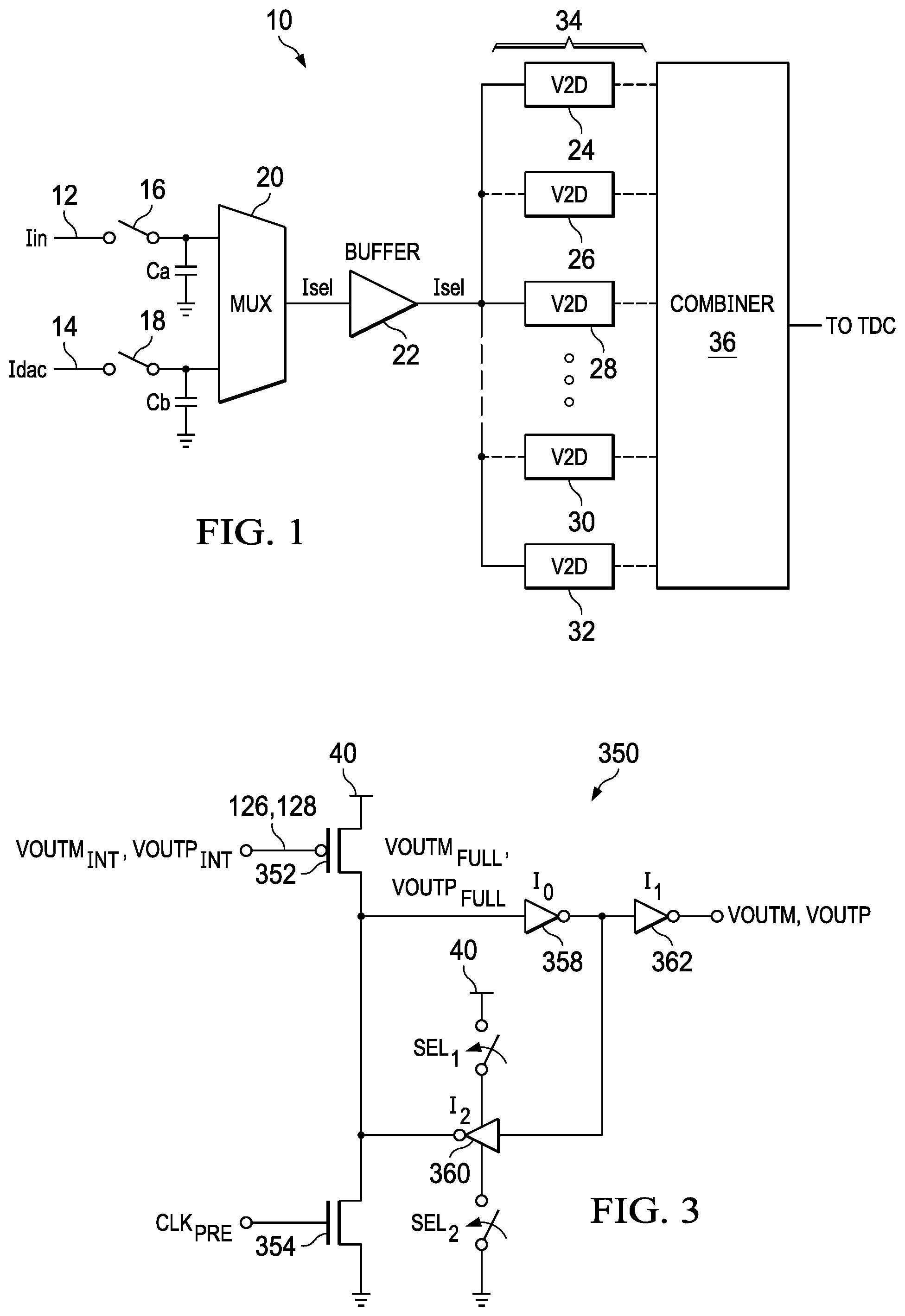 Patent US12101096 Figure 1 – Differential voltage-to-delay converter with improved CMRR