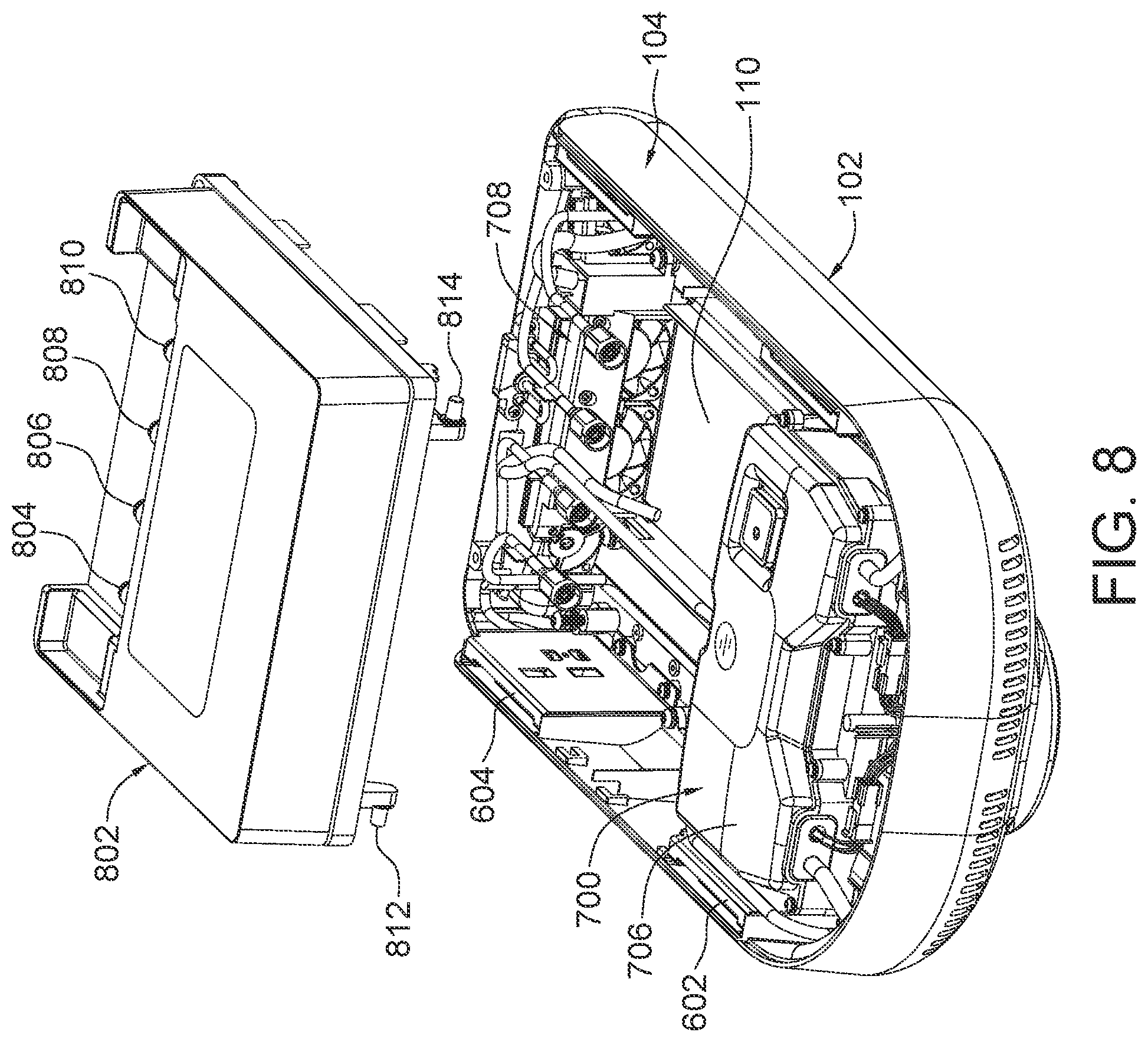 Patent US12101111 Figure 8 – Small cell access node with water intrusion mitigation