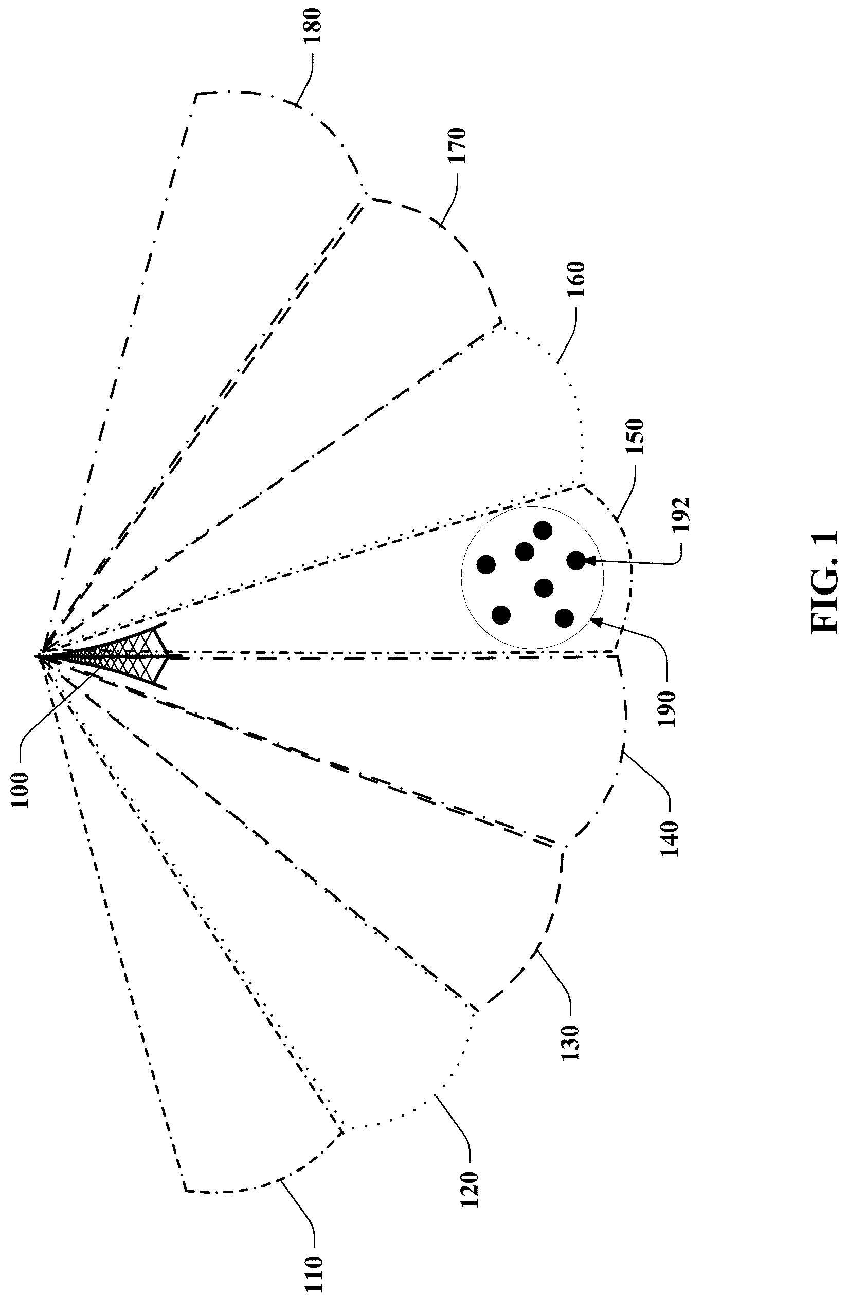 Patent US12101159 — System and apparatus for geospatial cognitive networking — Figure 1