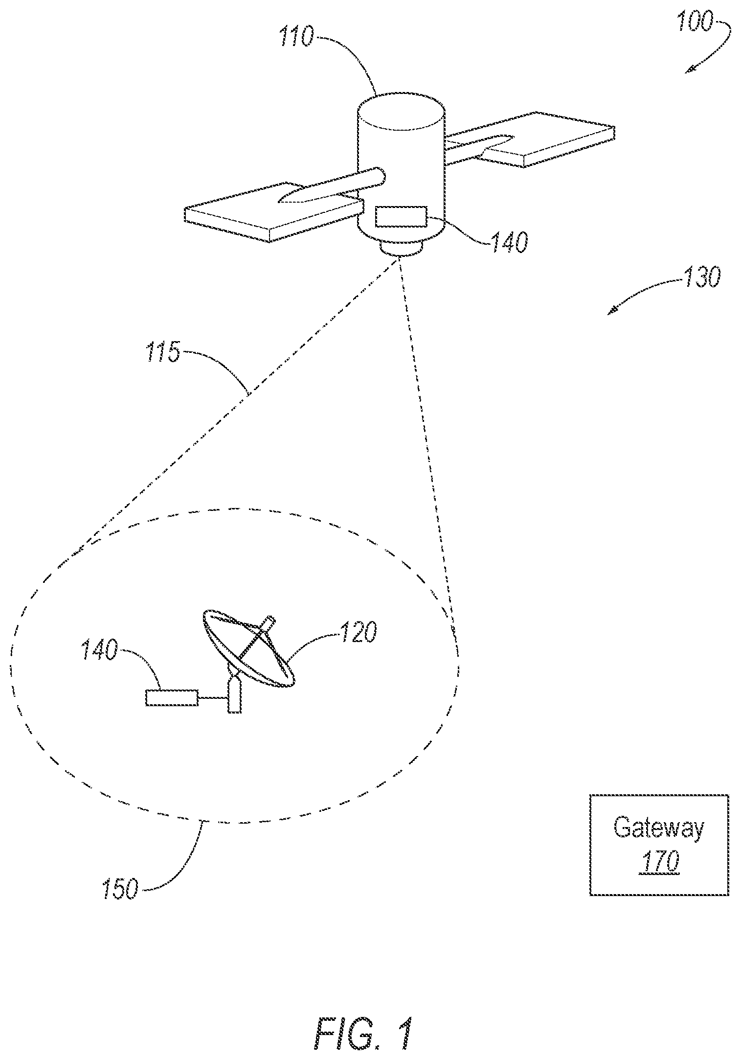 Patent US12101169 — Carrier acquisition in satellite communications — Figure 1