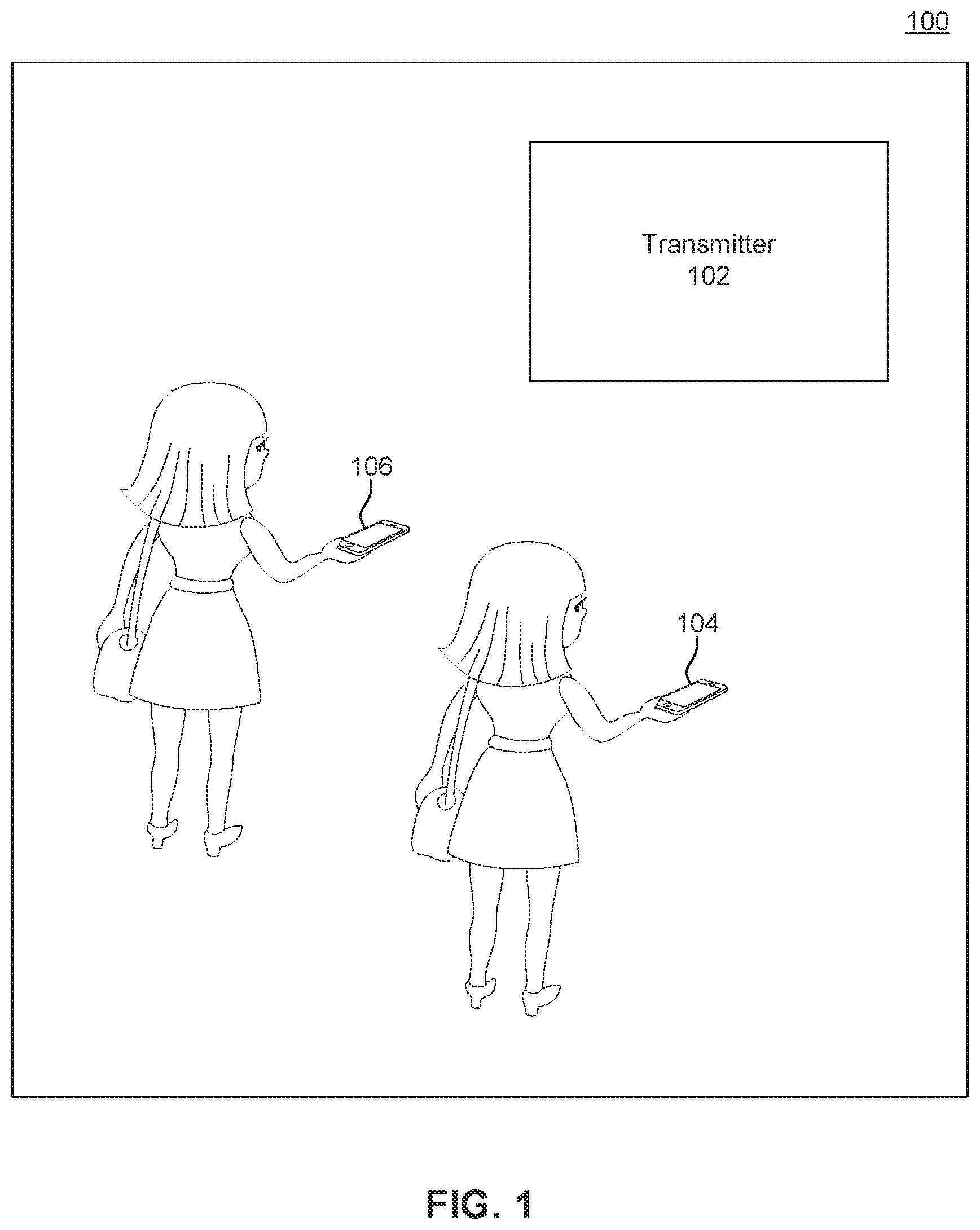 Patent US12101209 — Orthogonal frequency scheme for narrowband acoustic signaling — Figure 1