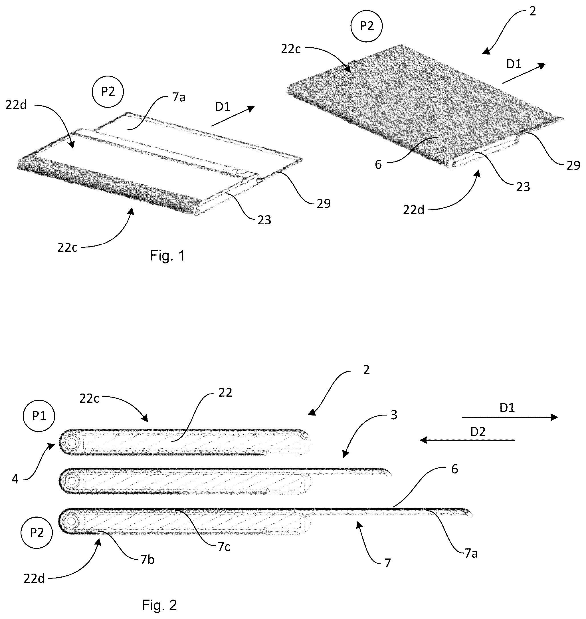 Patent US12101423 — Rolling display arrangement for electronic device — Figure 1