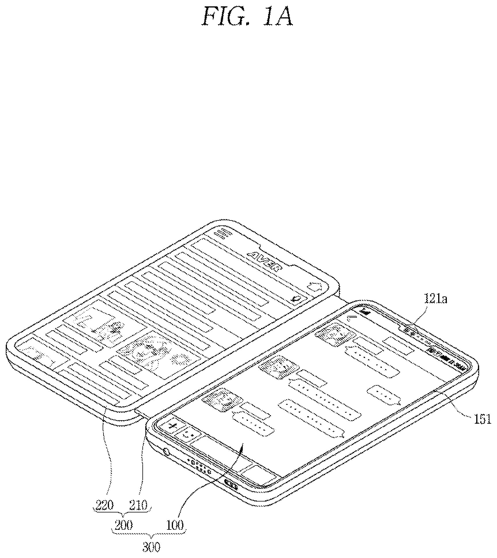 Patent US12101427 — Mobile terminal, electronic device comprising mobile terminal, and method for controlling electronic device — Figure 1