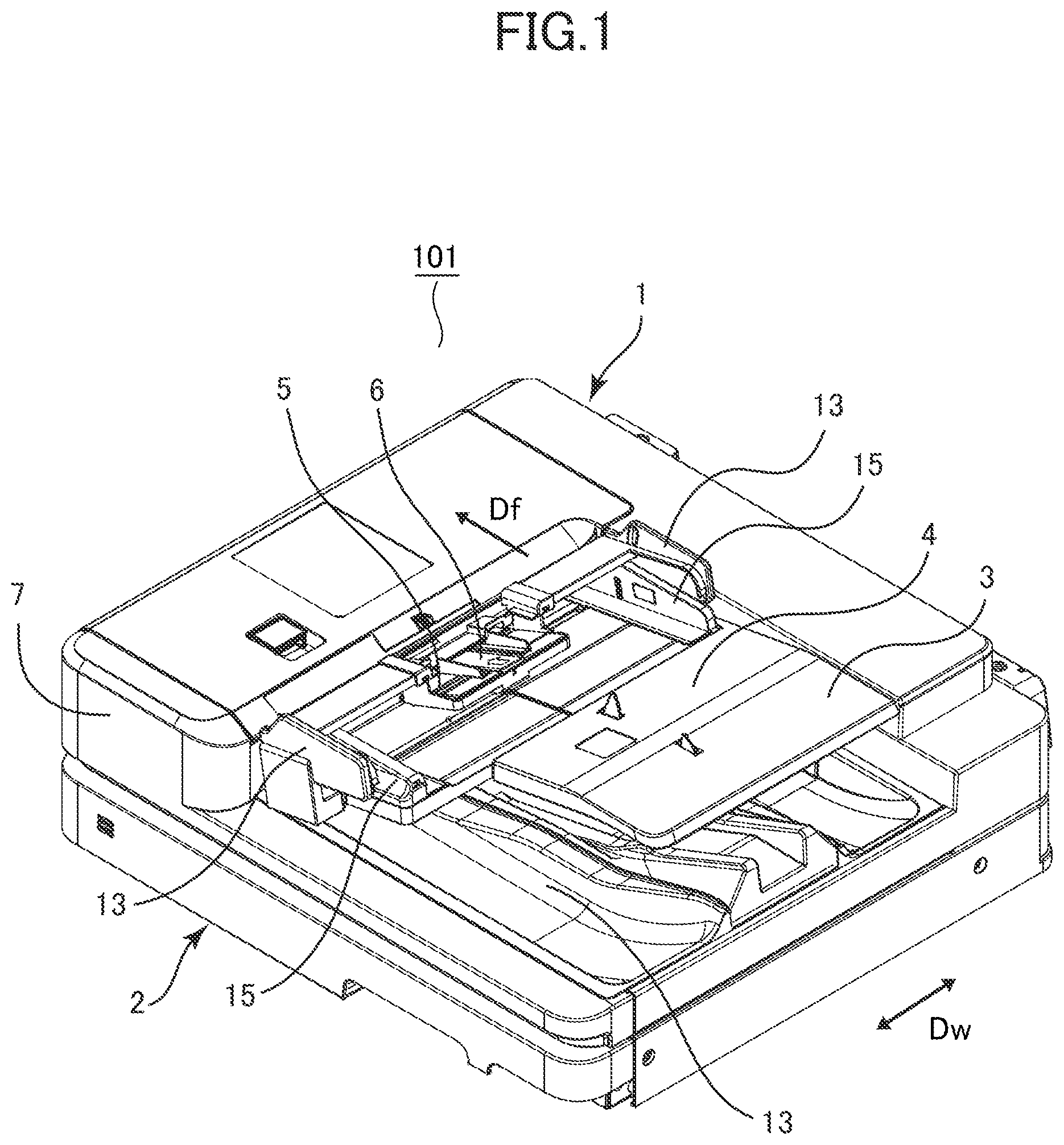 Patent US12101447 — Sheet feeding apparatus, image reading apparatus, and image forming apparatus — Figure 1