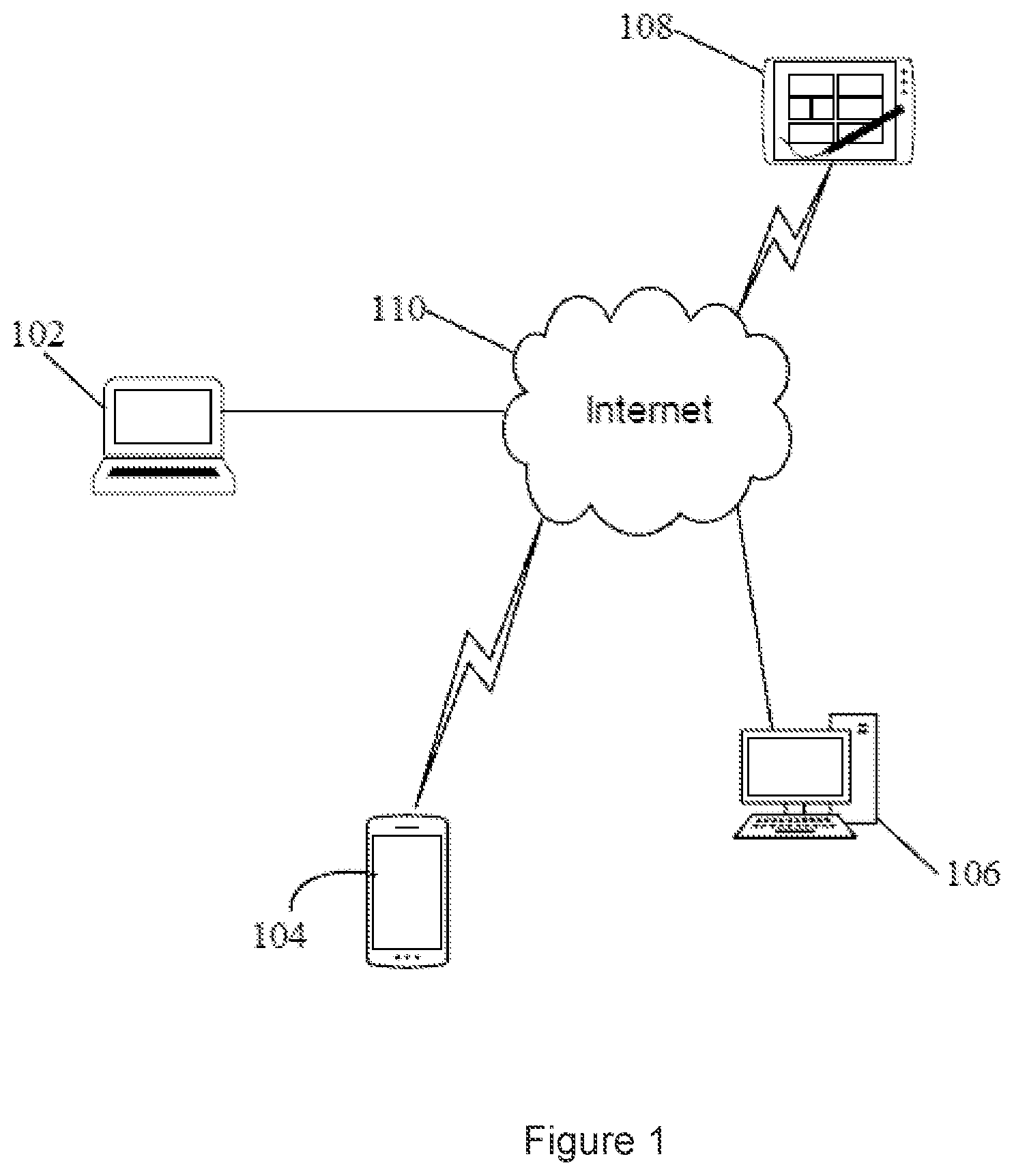 Patent US12101458 Figure 1 – System and method for determining video codec performance in real-time communication over internet