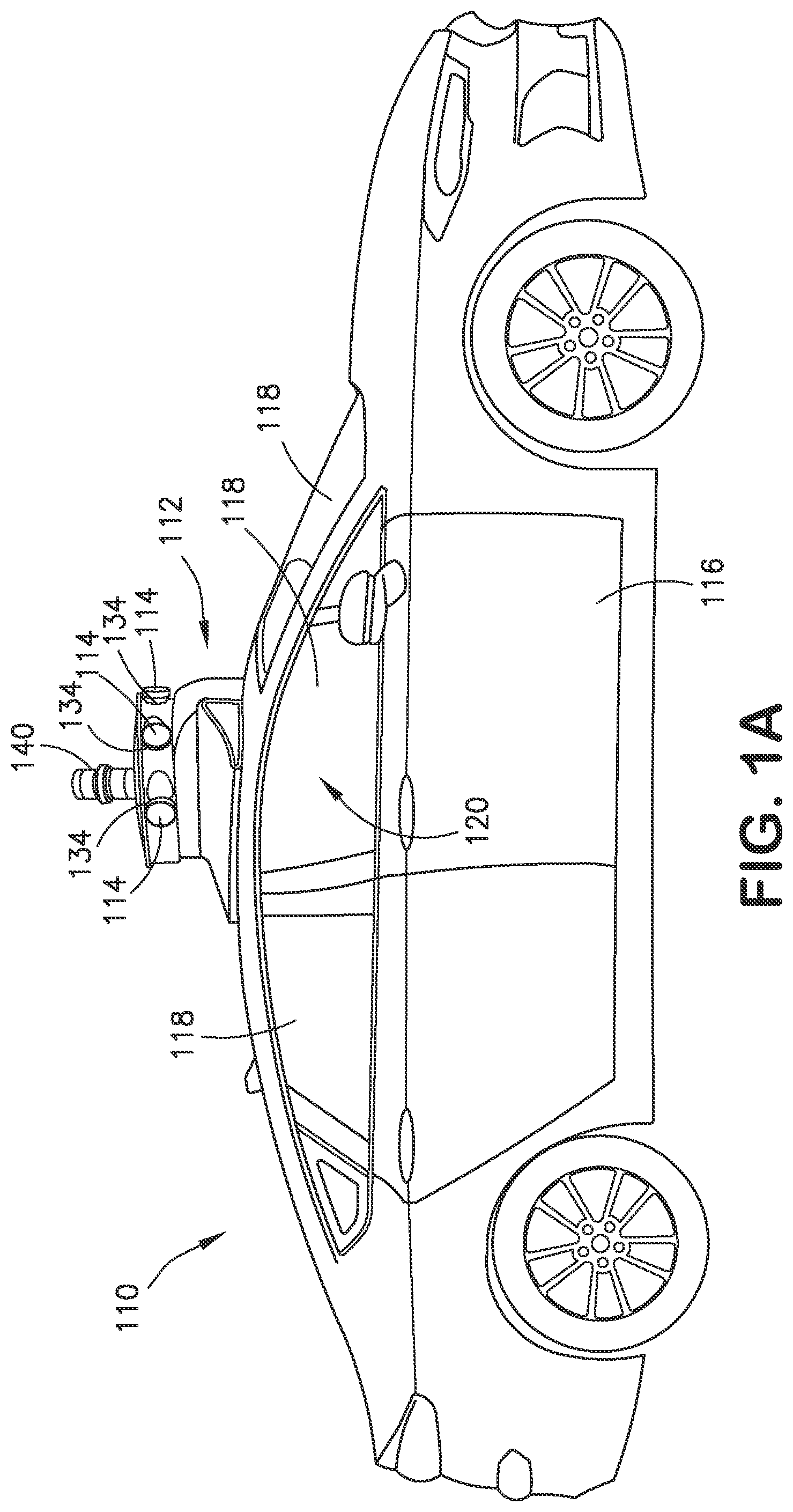 Patent US12101461 — Motorized mounting device for positioning an optical element within a field-of-view of an optical sensor and method of use — Figure 1