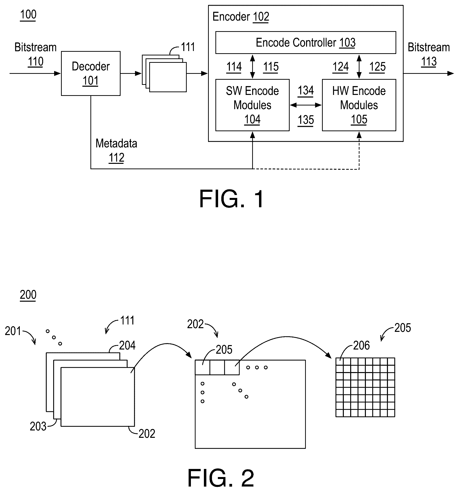 Patent US12101475 — Offloading video coding processes to hardware for better density-quality tradeoffs — Figure 1