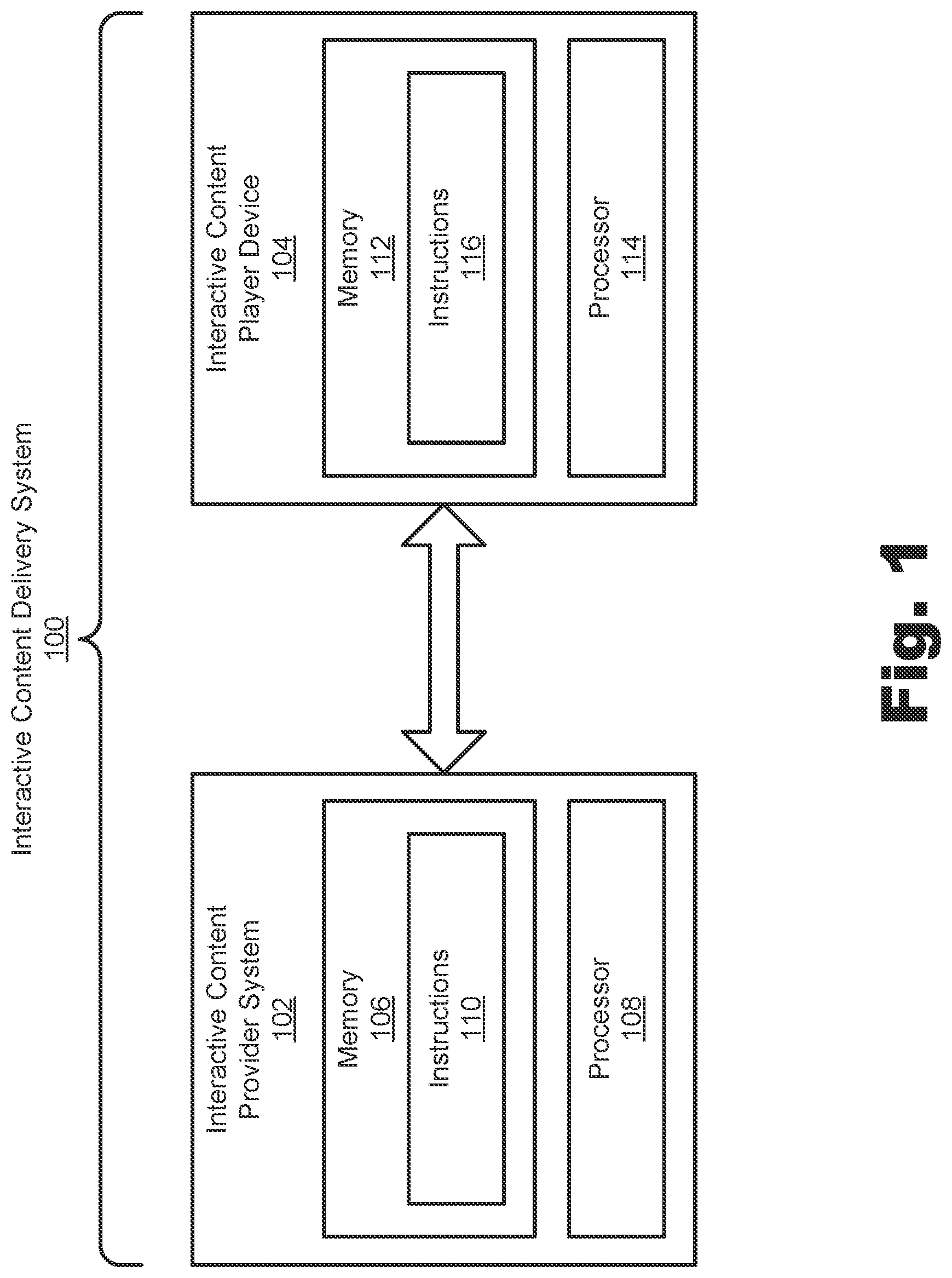 Patent US12101514 — Methods and systems for interactive content delivery in connection with a live video stream — Figure 1