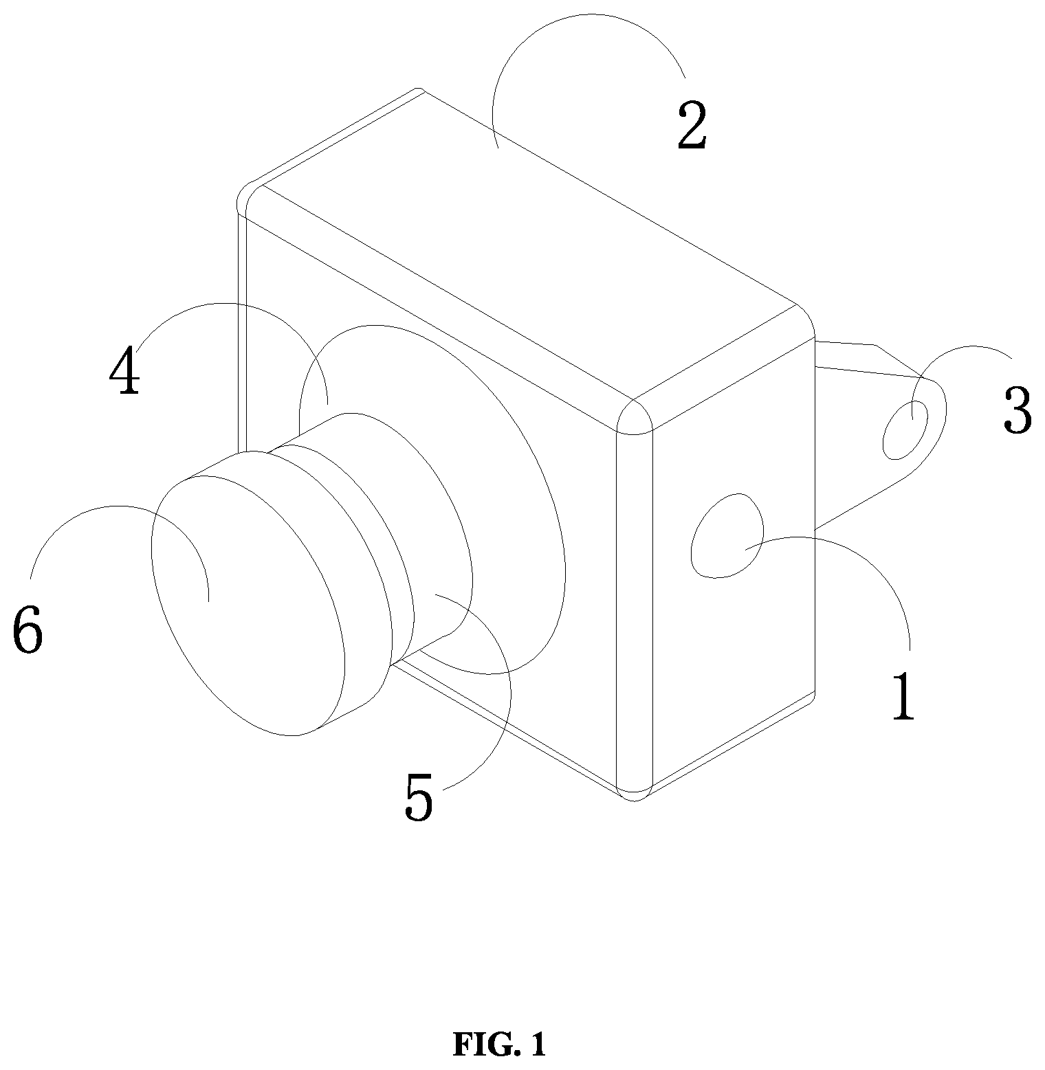 Patent US12101544 — Digital image sensing device with light intensifier — Figure 1