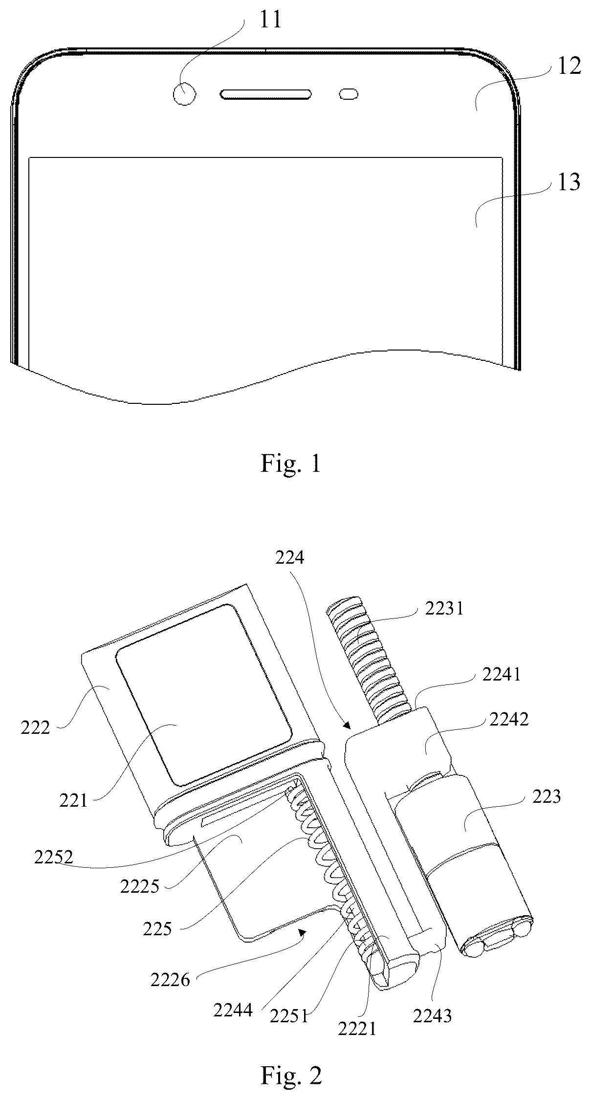 Patent US12101545 — Mobile terminal and camera assembly — Figure 1